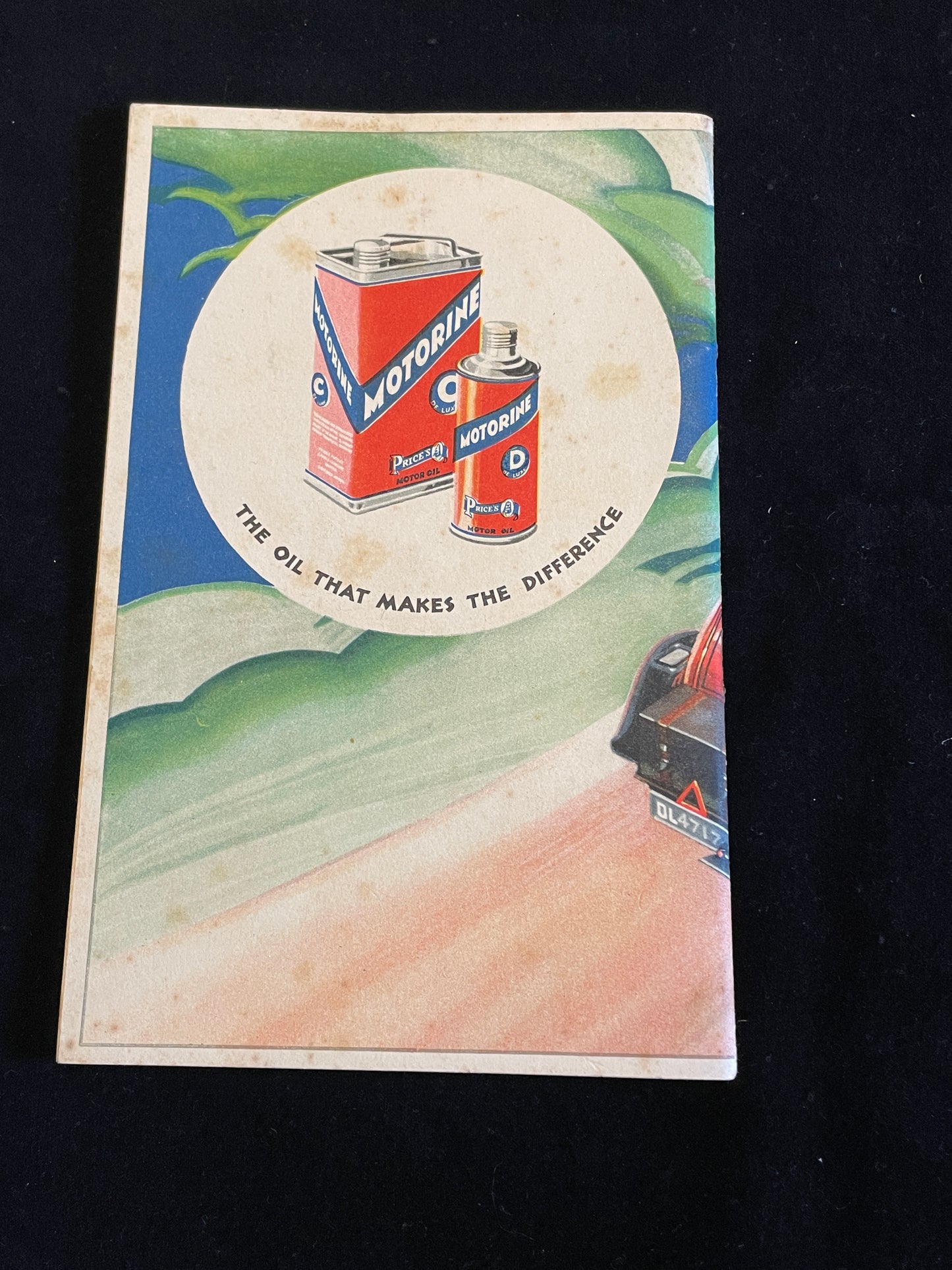 Antique Prices's Motorine Manual - Vintage oil advertising booklet c1920 The Rolls Royce choice