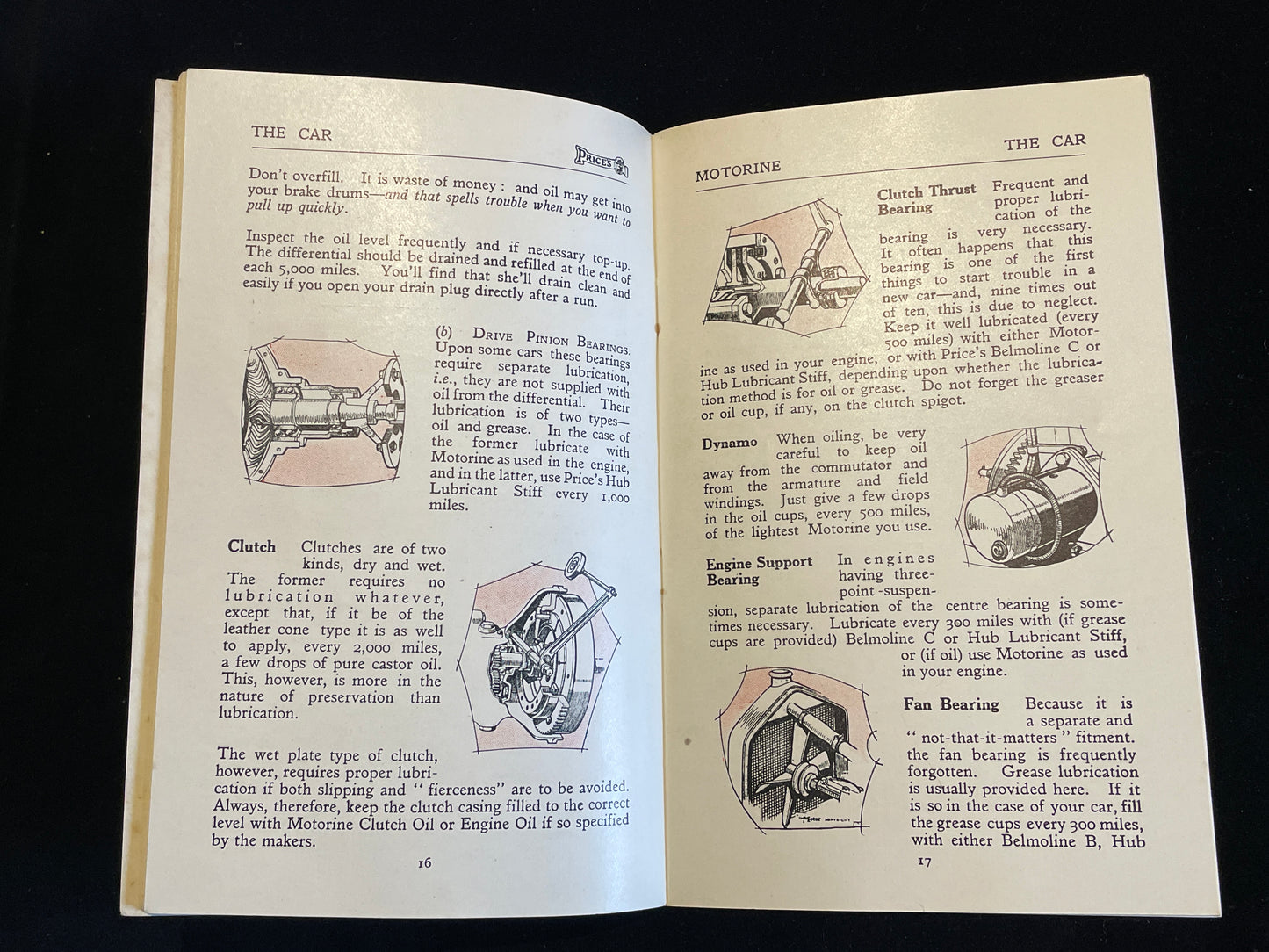 Antique Prices's Motorine Manual - Vintage oil advertising booklet c1920 The Rolls Royce choice
