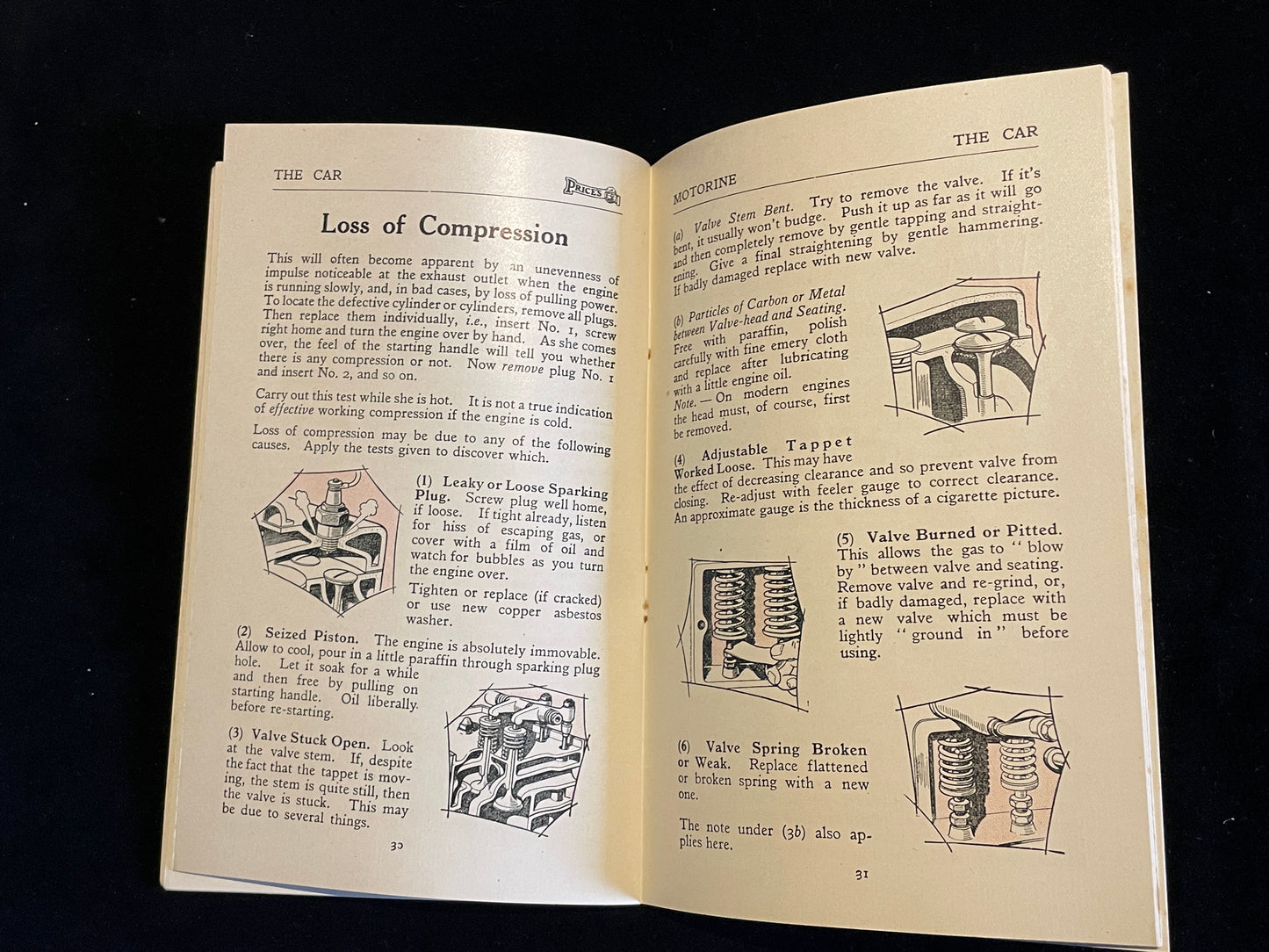 Antique Prices's Motorine Manual - Vintage oil advertising booklet c1920 The Rolls Royce choice
