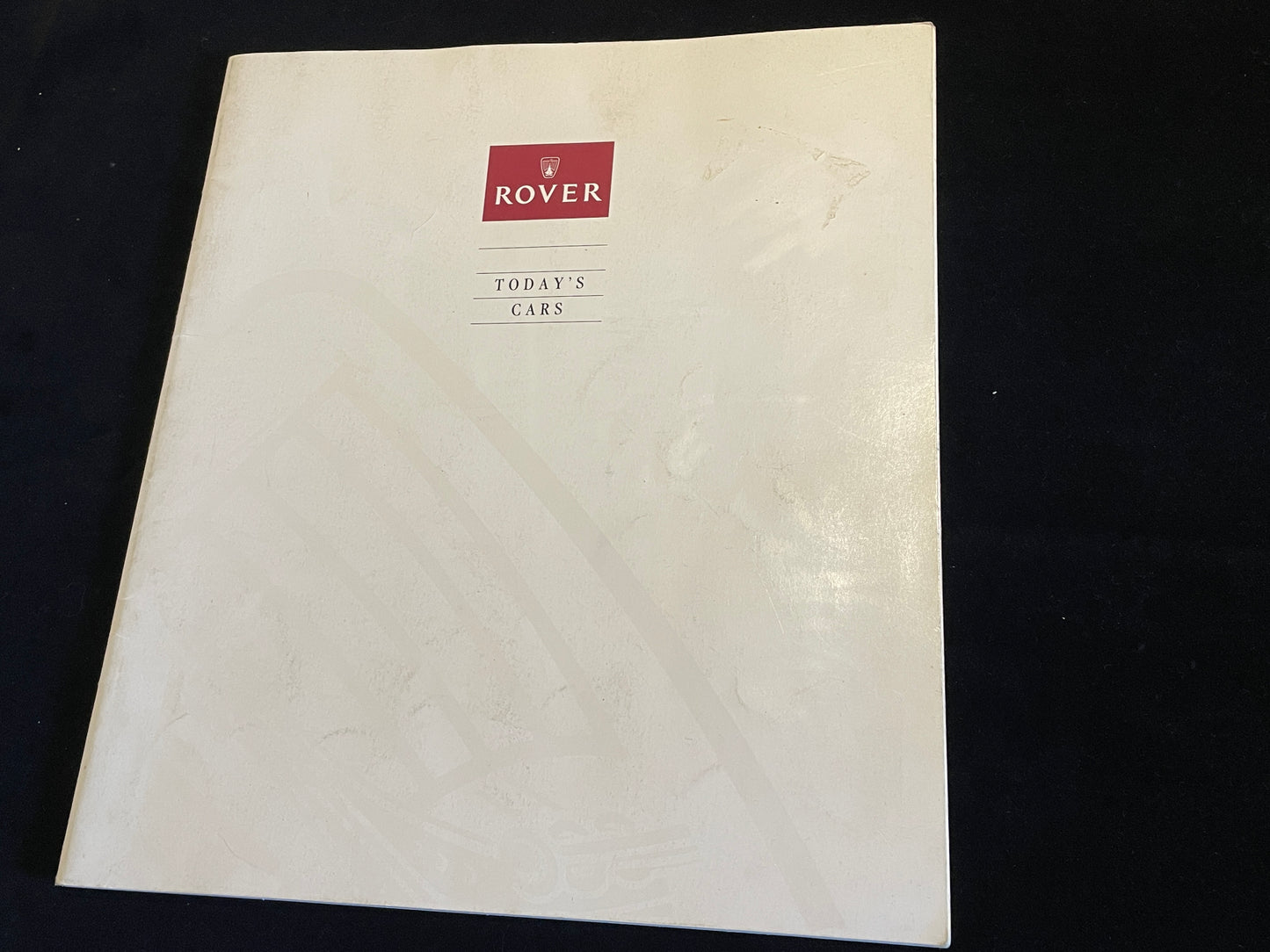 Original vintage Rover cars sales brochure featuring Mini, Rover 800, 400, 200 Montego and Maestro 1990/91