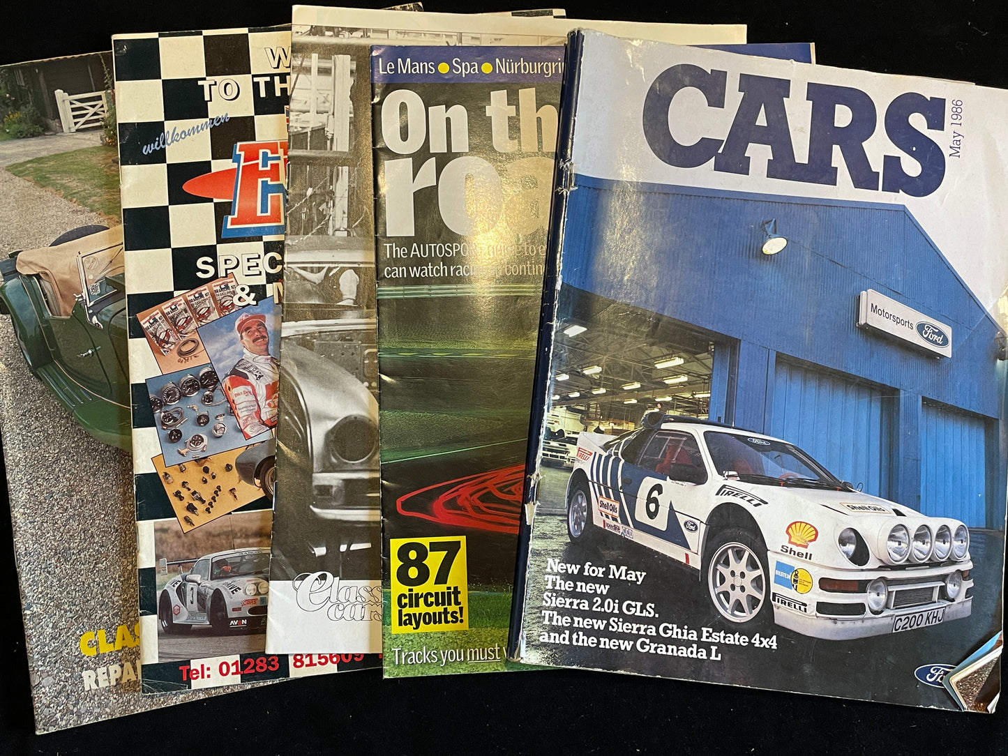 Five vintage automotive related ephemera memorabilia