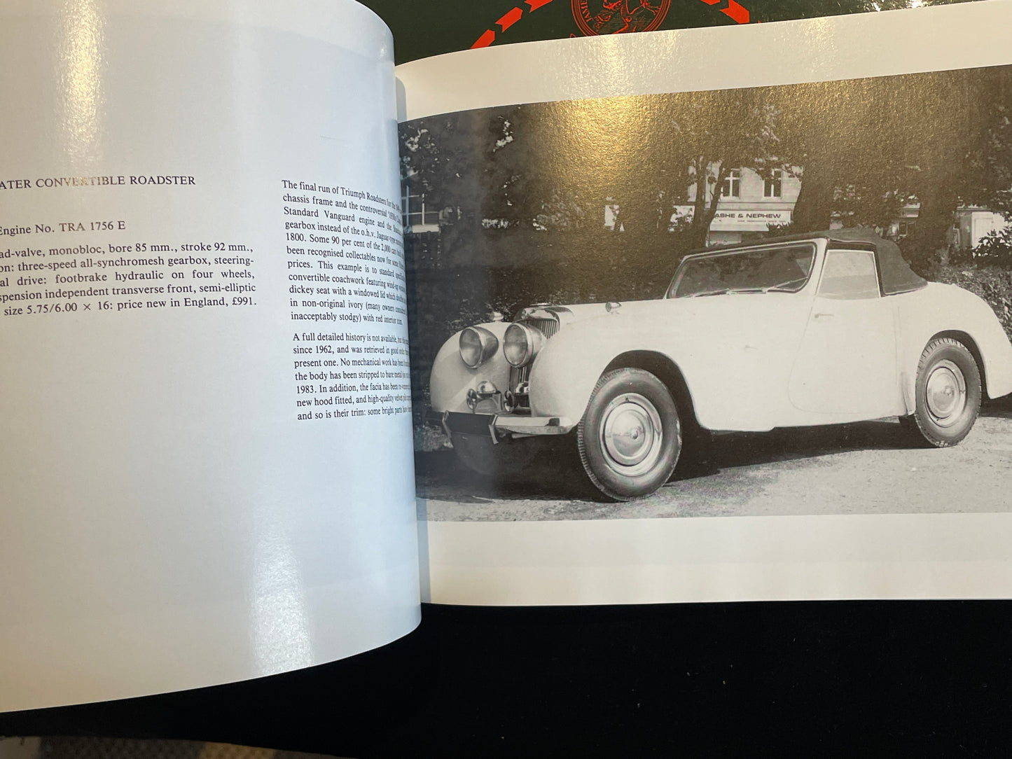 Two Christie's automobile auction admission catalogues 1981 and 83