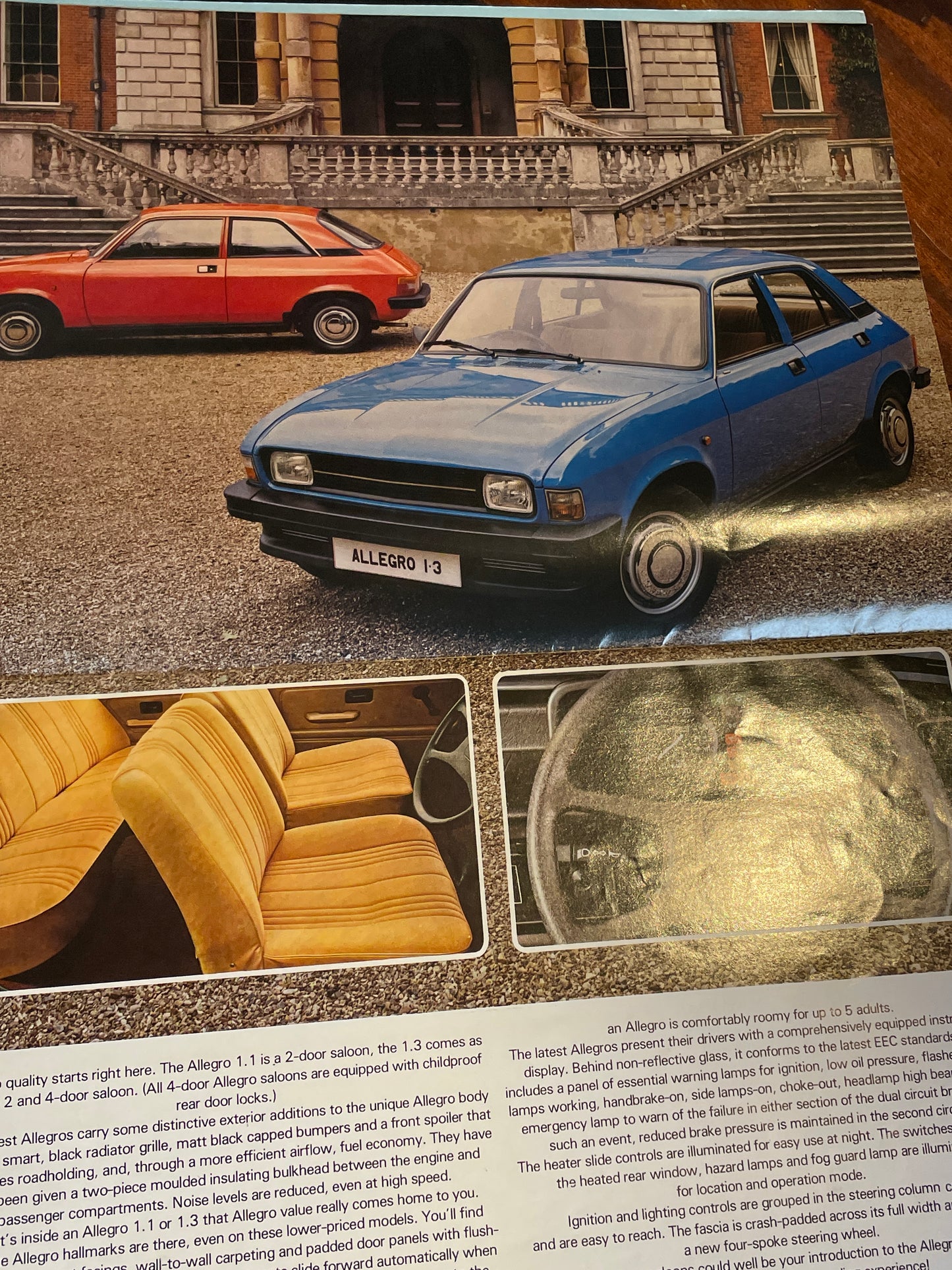 Original Austin Morris Allegro 3 brochure and price list 1979