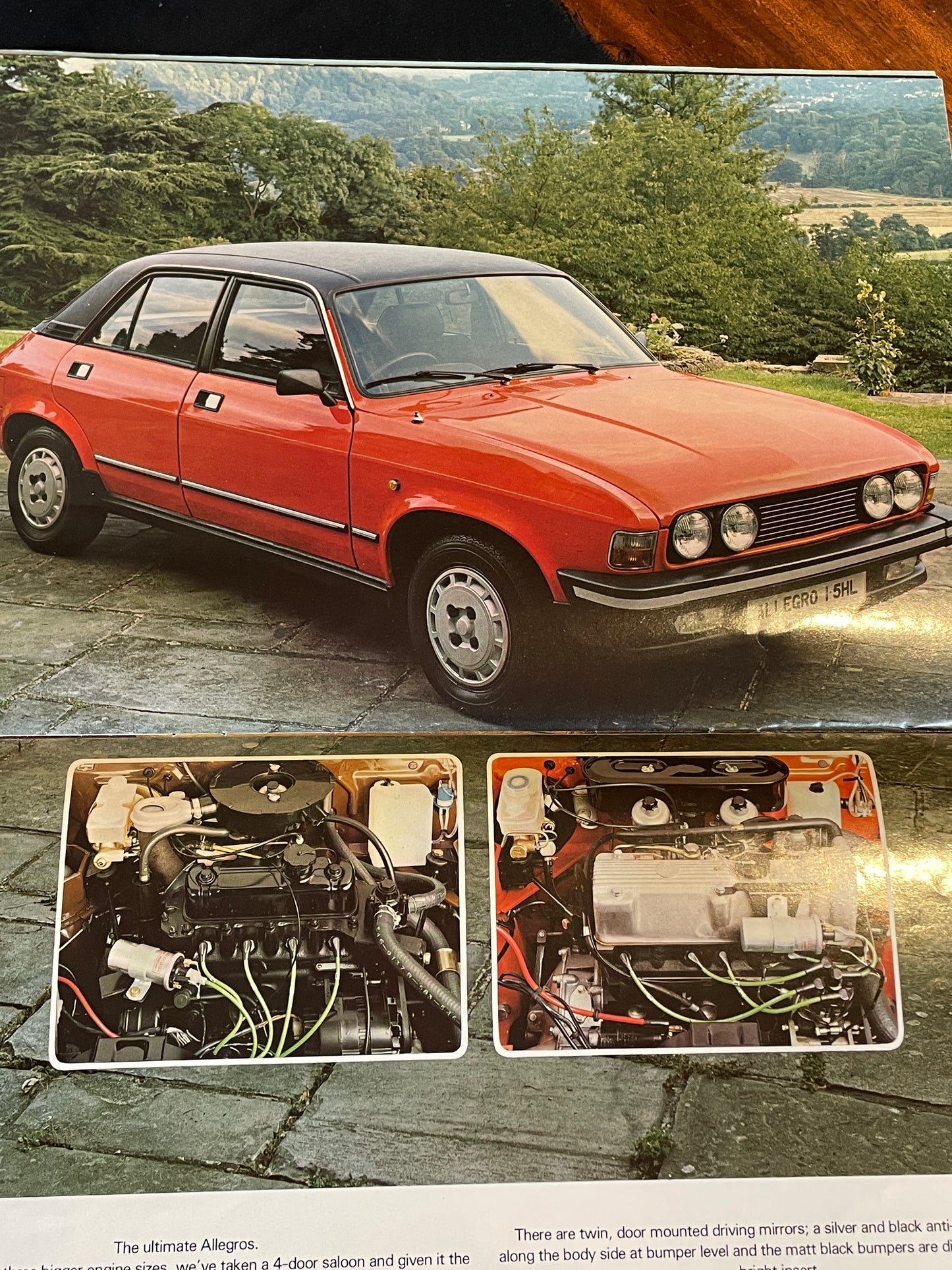 Original Austin Morris Allegro 3 brochure and price list 1979