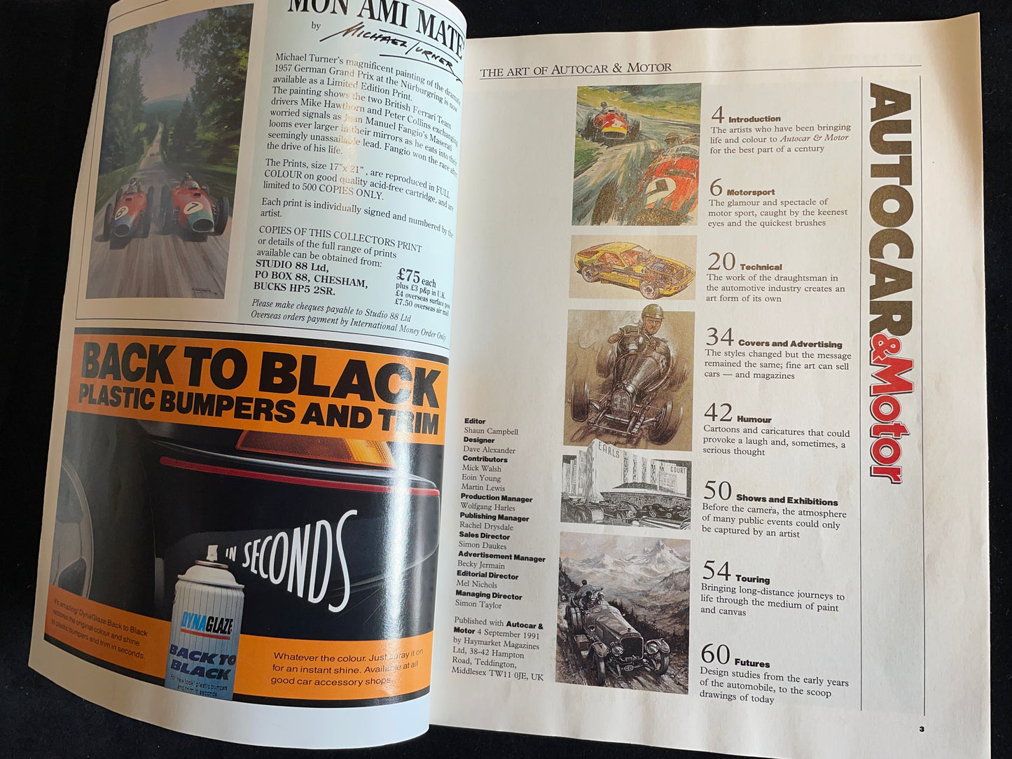The Art of Autocar and motor magazine automotive art and illustration