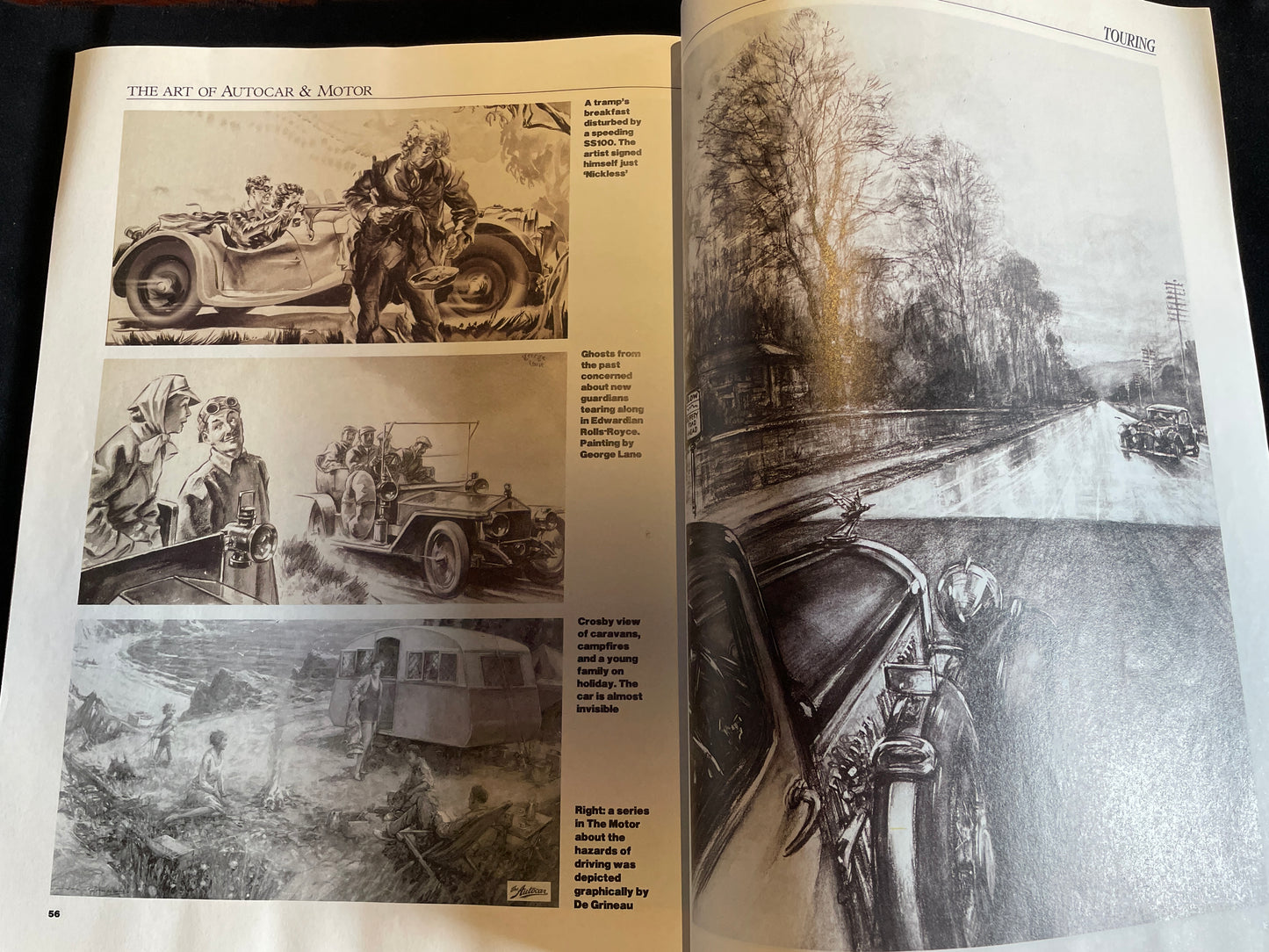 The Art of Autocar and motor magazine automotive art and illustration