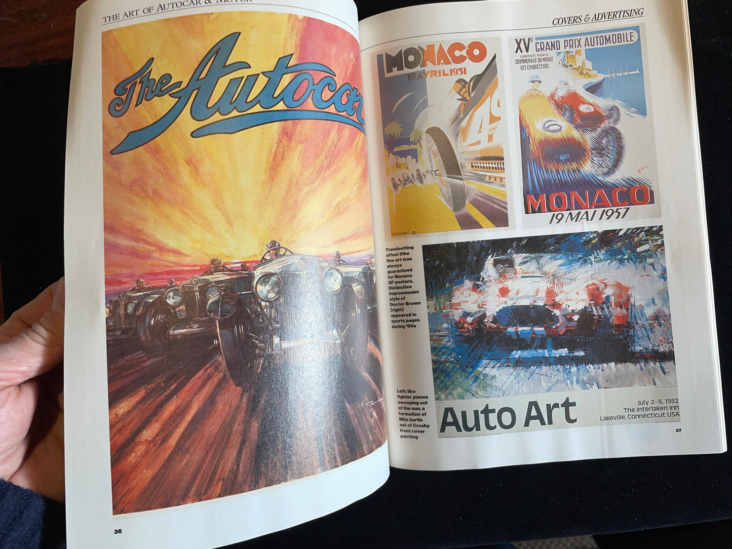 The Art of Autocar and motor magazine automotive art and illustration