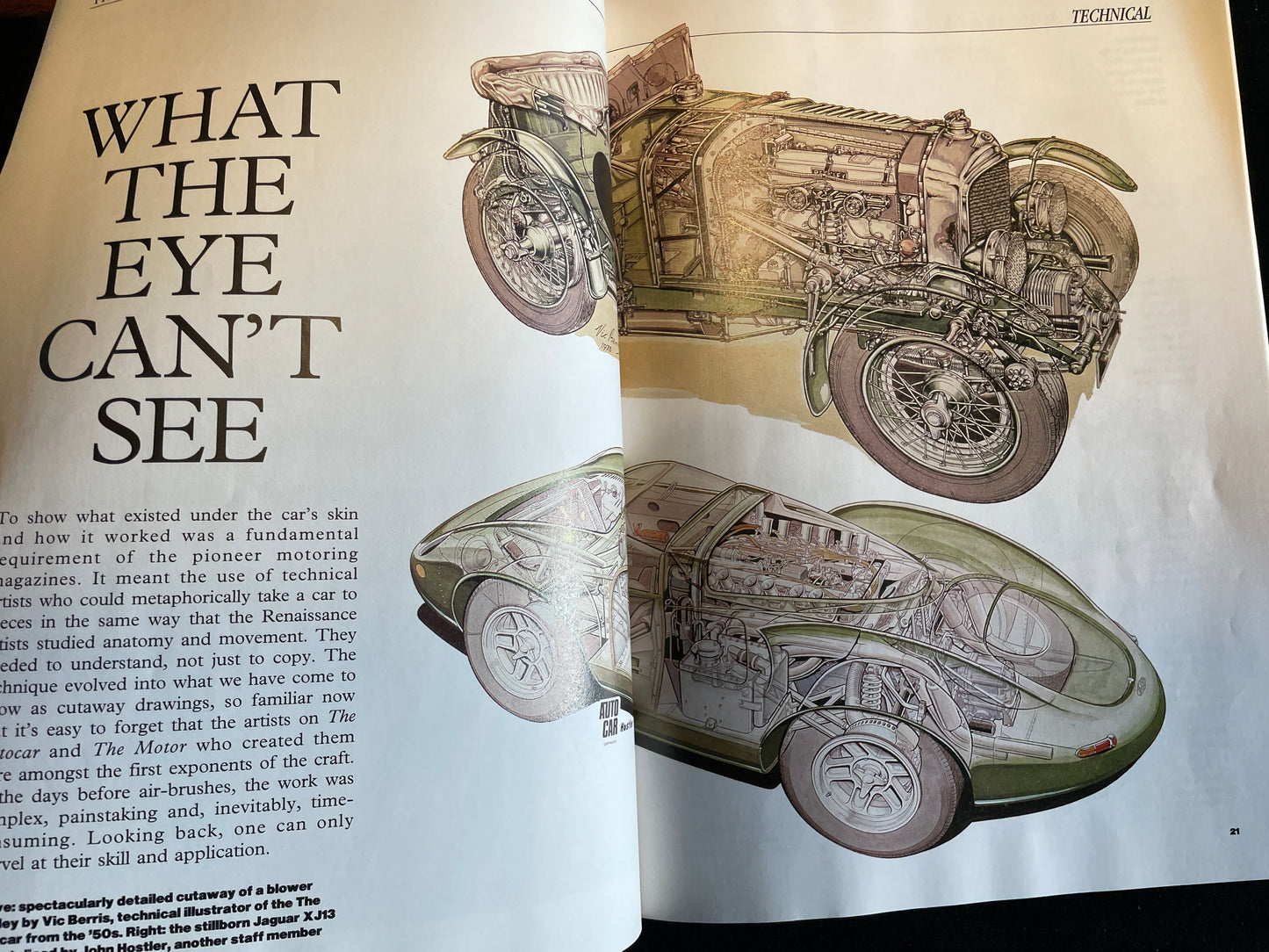 The Art of Autocar and motor magazine automotive art and illustration