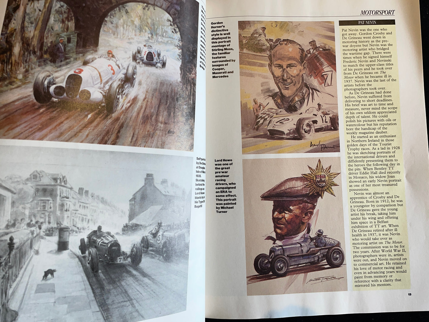 The Art of Autocar and motor magazine automotive art and illustration