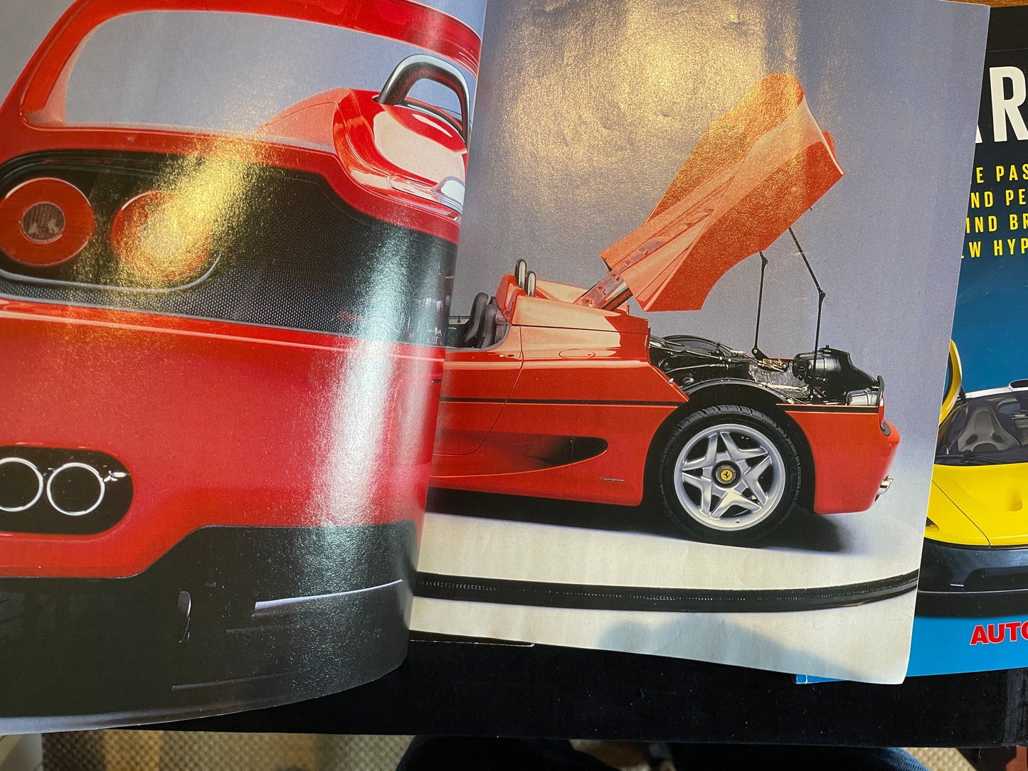 Three Hyper car brochures from Ferrari and McLaren