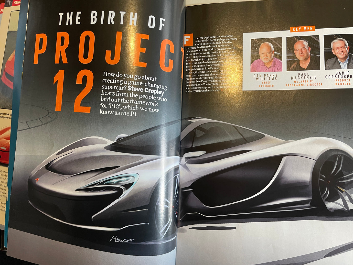Three Hyper car brochures from Ferrari and McLaren