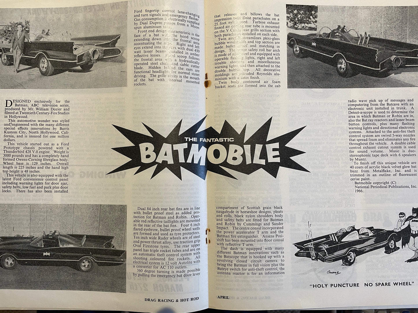 Twelve original vintage Drag Racing and Hot Rod magazines from 1967