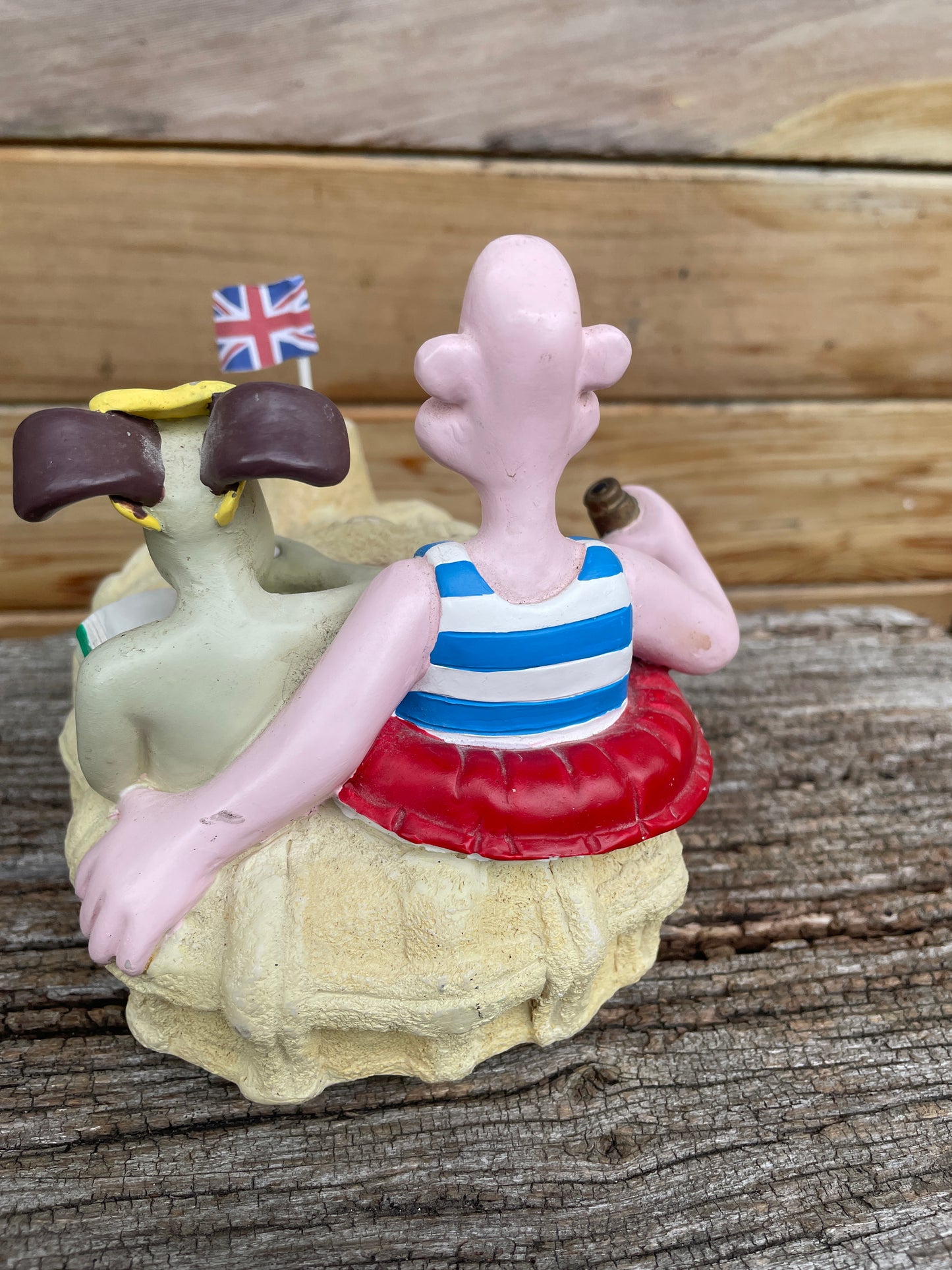 Wallace & Gromit Money Box Sand Car At The Beach Aardman 1989