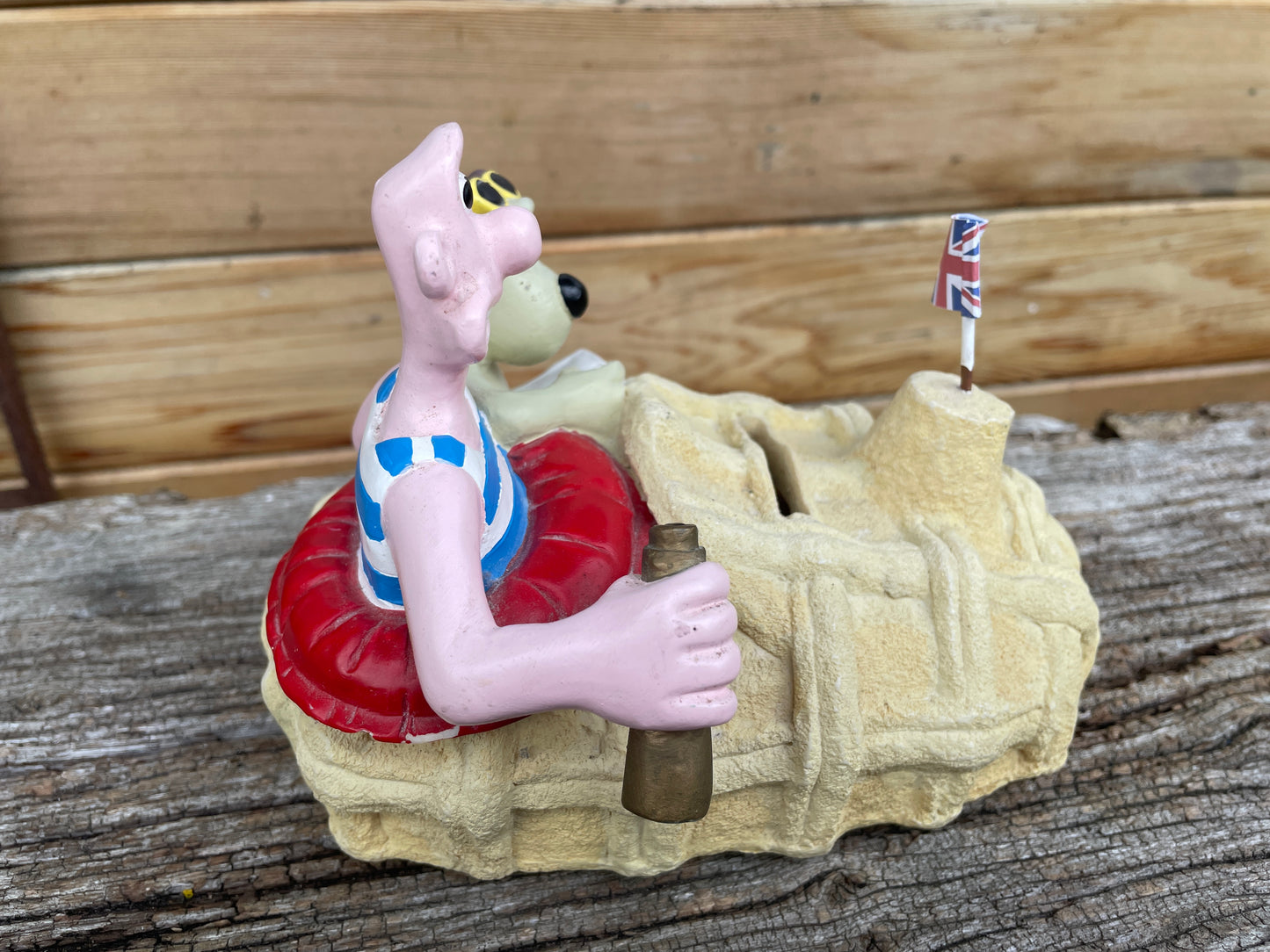 Wallace & Gromit Money Box Sand Car At The Beach Aardman 1989