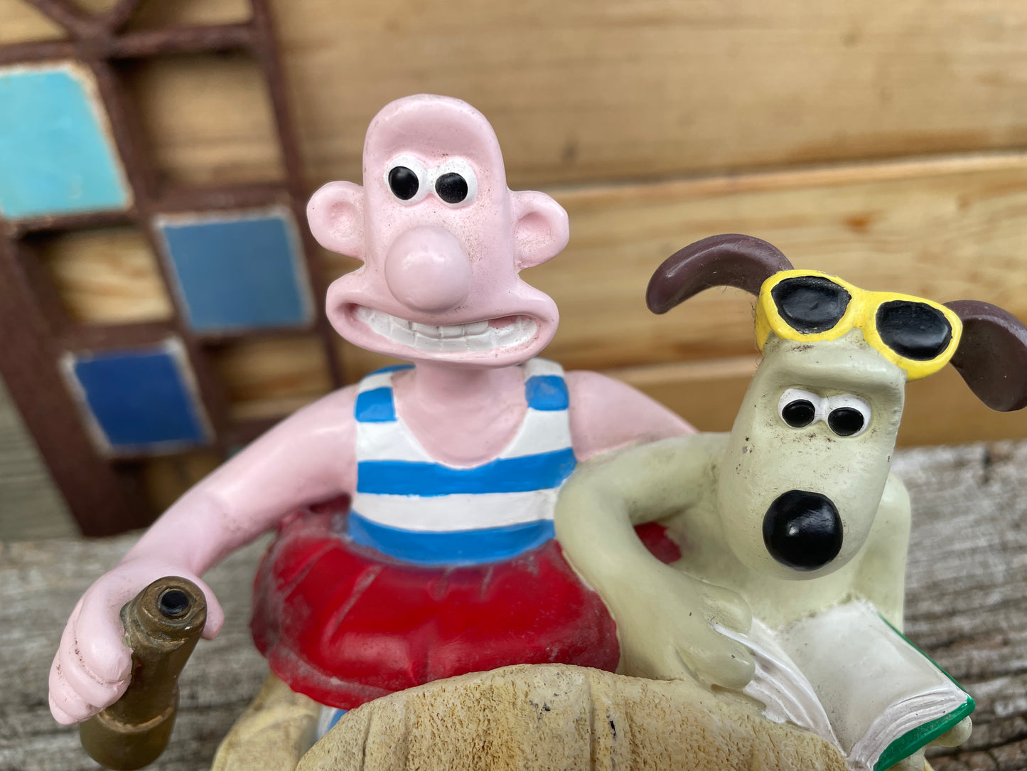 Wallace & Gromit Money Box Sand Car At The Beach Aardman 1989