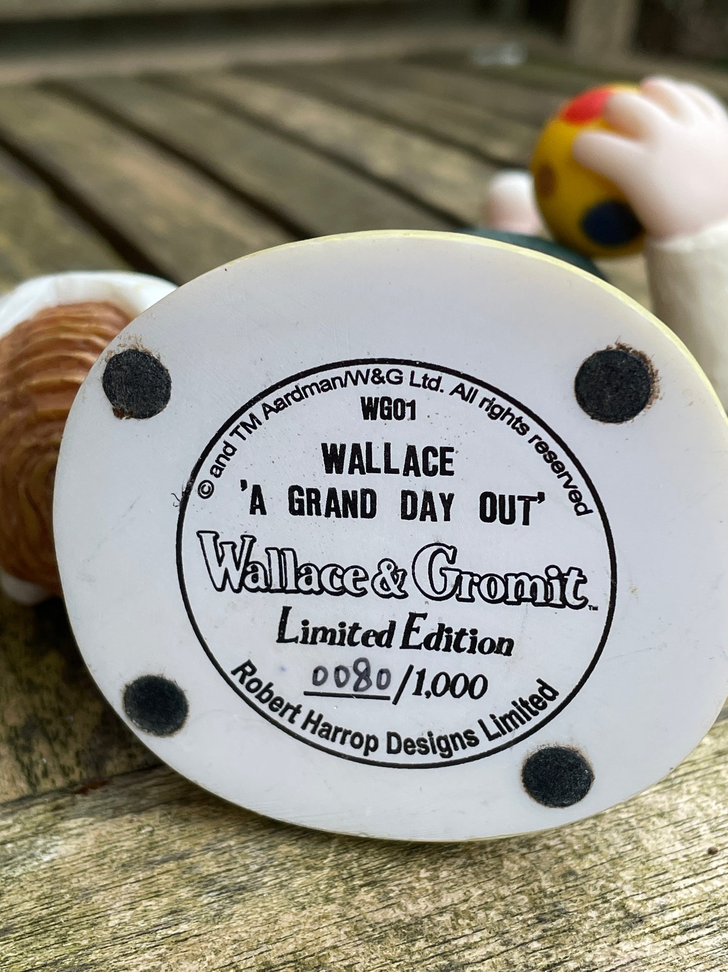 Wallace and Gromit limited edition Robert Harrop figurine from the first film A Grand Day Out
