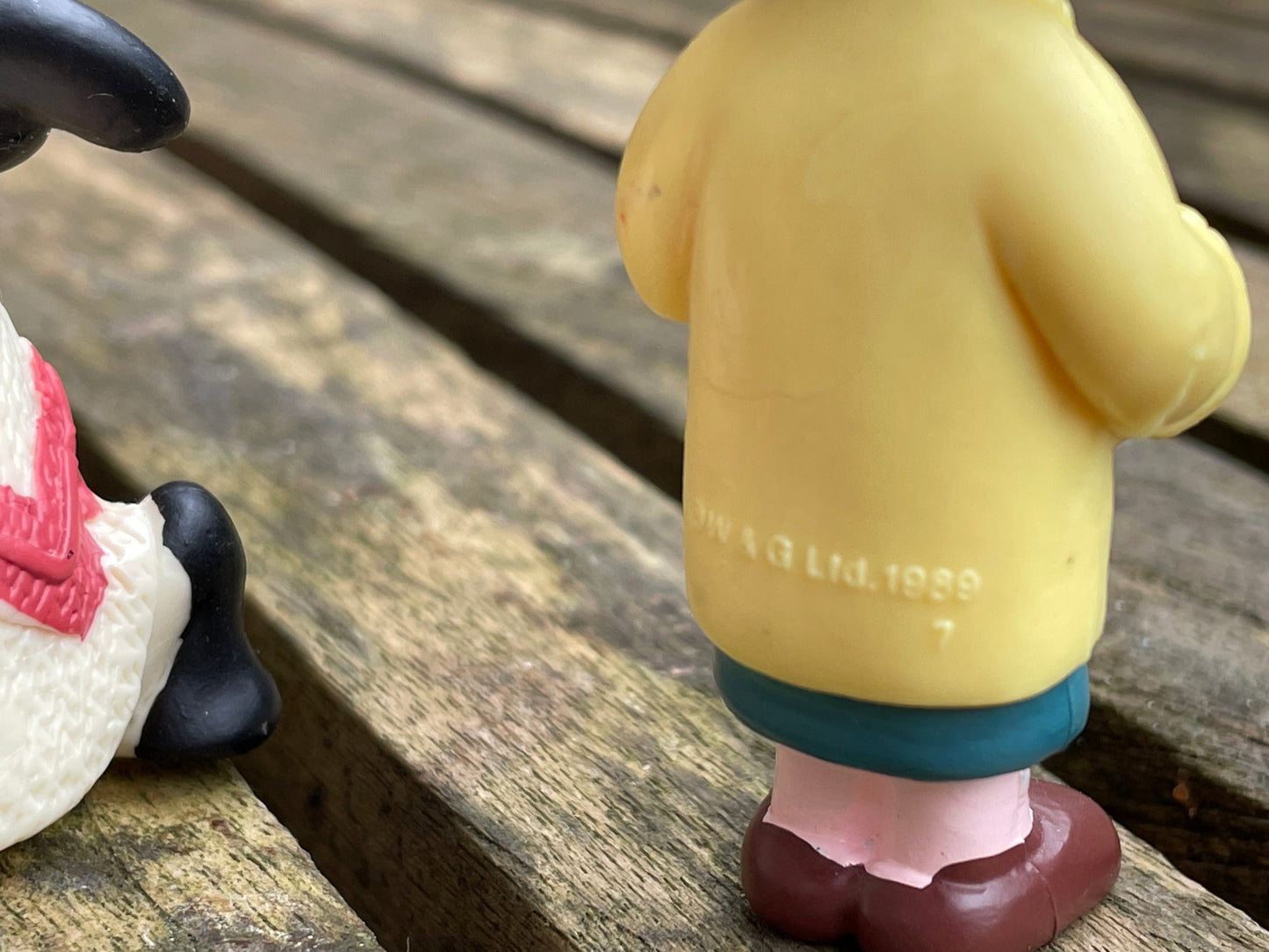 Wallace and Gromit figures - Wallace, Wendolene Ramsbottom, Shaun The Sheep