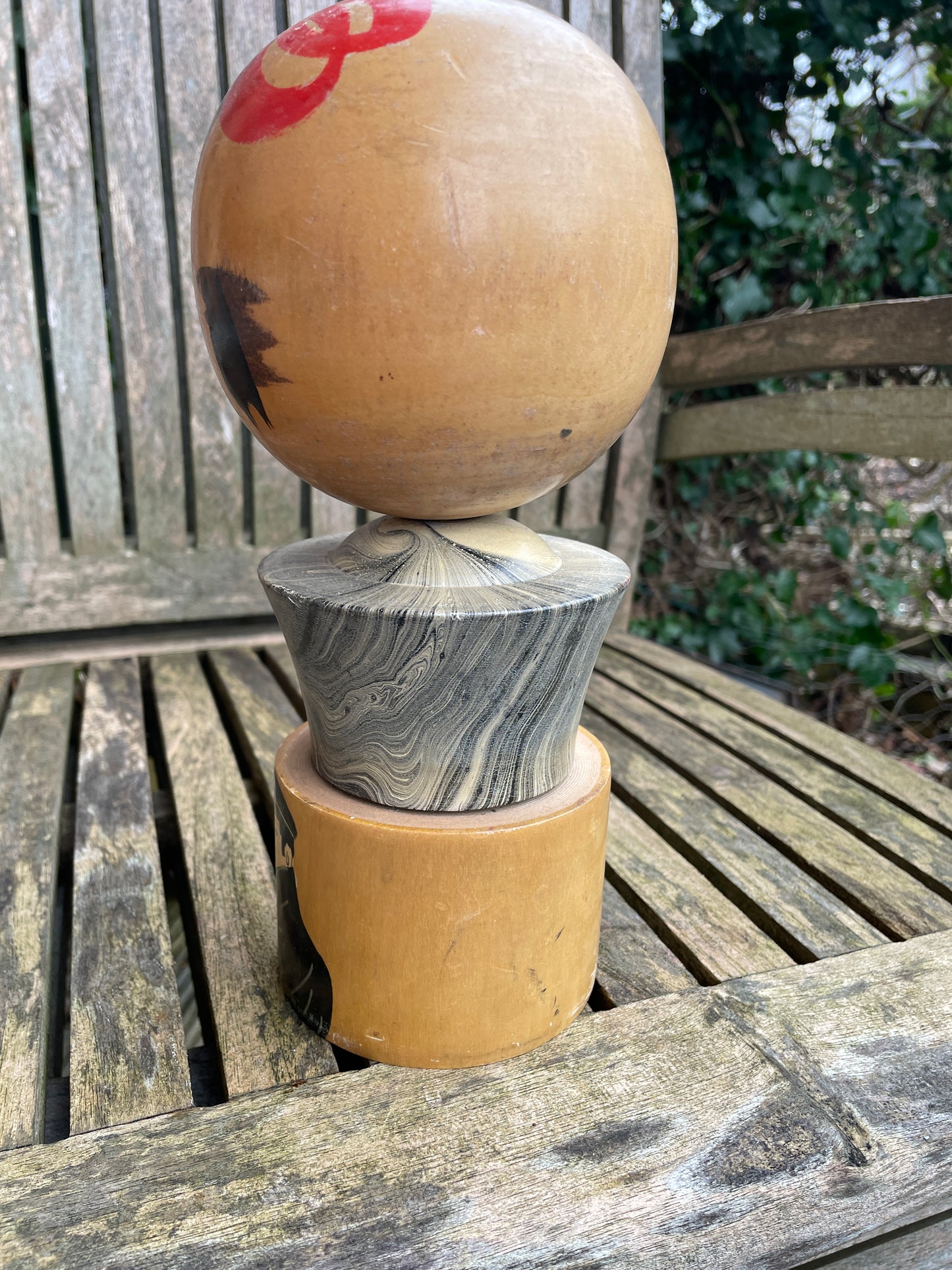 Original Japanese Kokeshi Doll measuring 26cm tall