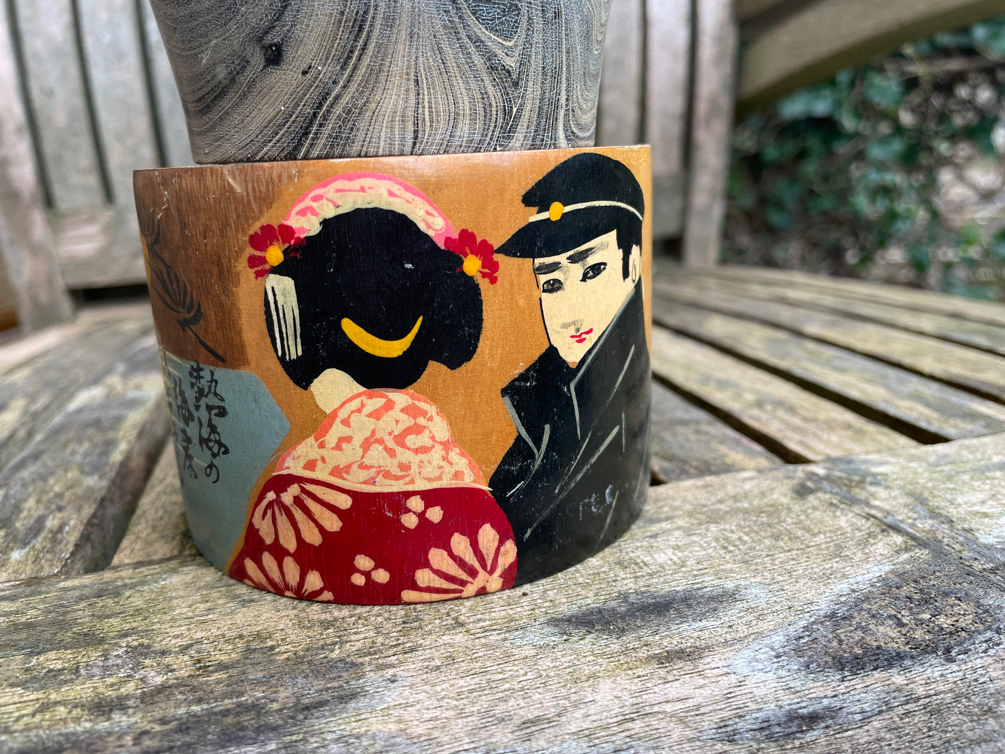 Original Japanese Kokeshi Doll measuring 26cm tall