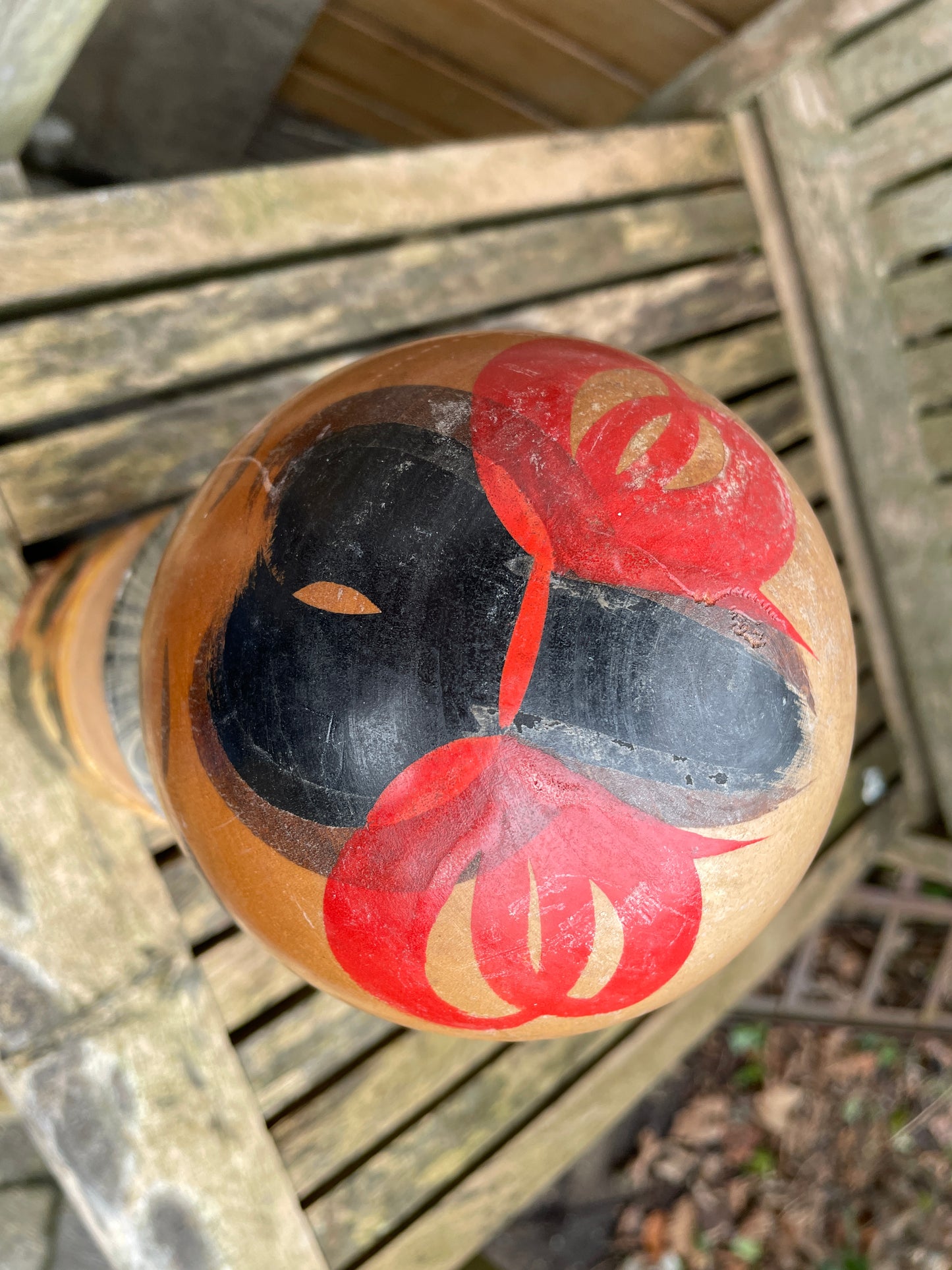 Original Japanese Kokeshi Doll measuring 26cm tall