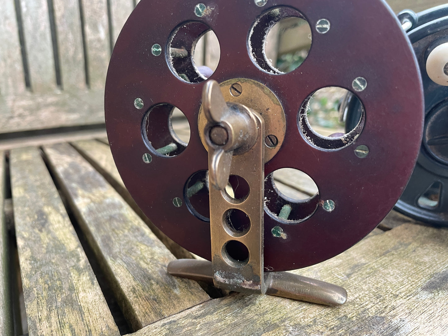 Vintage Fishing reels - English Paramount and a Bakelite example