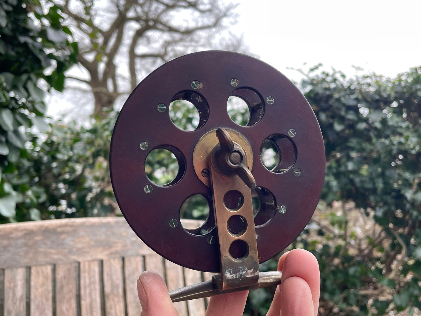Vintage Fishing reels - English Paramount and a Bakelite example