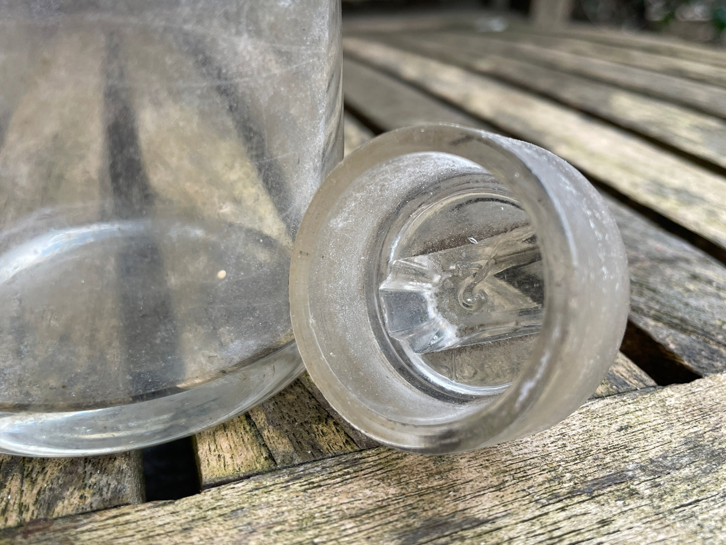 Antique Pharmacy Apothecary bottle with original label and stopper c1890's