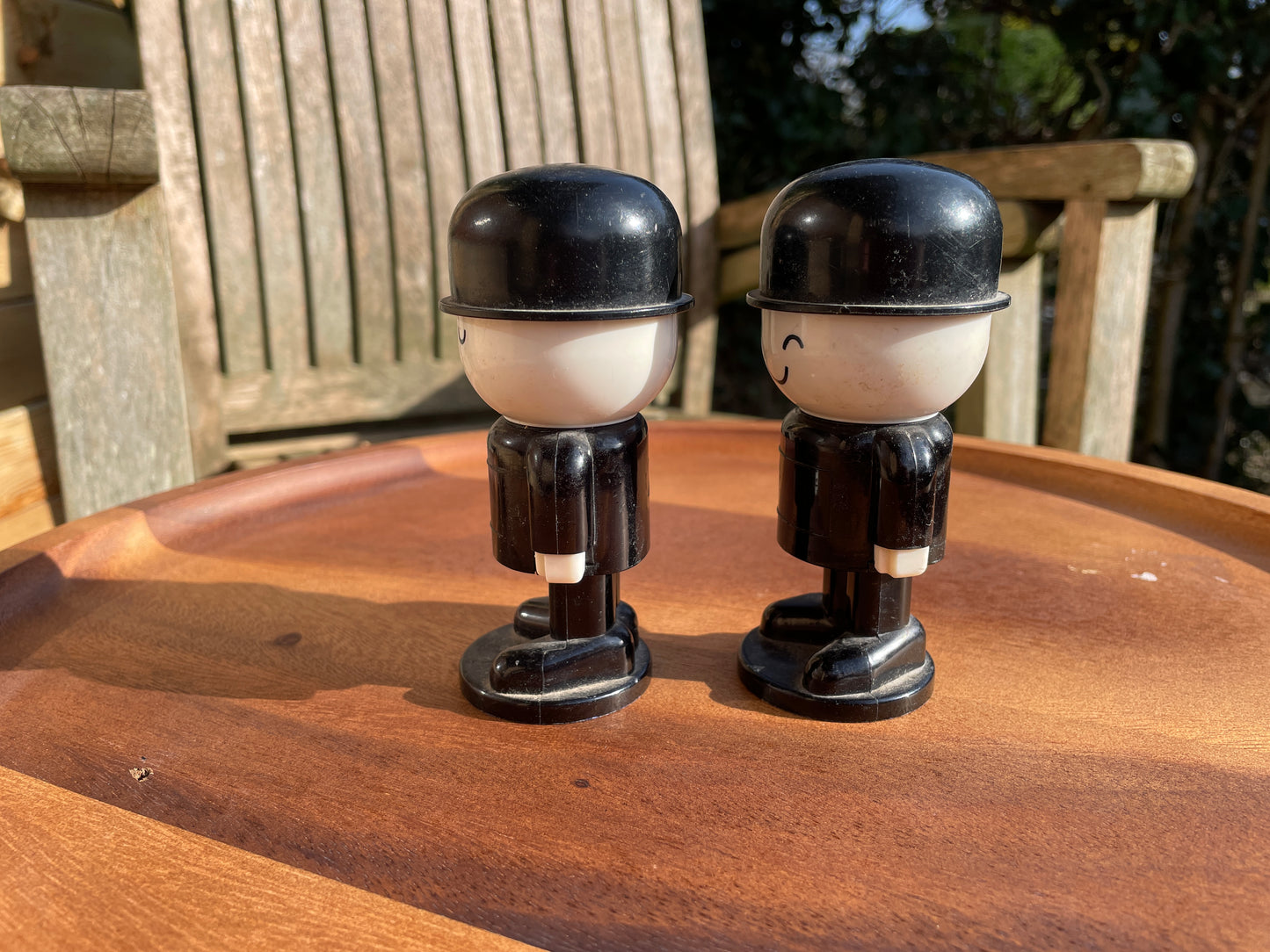 Vintage 1970s Homepride Fred salt and pepper 11cm Tall