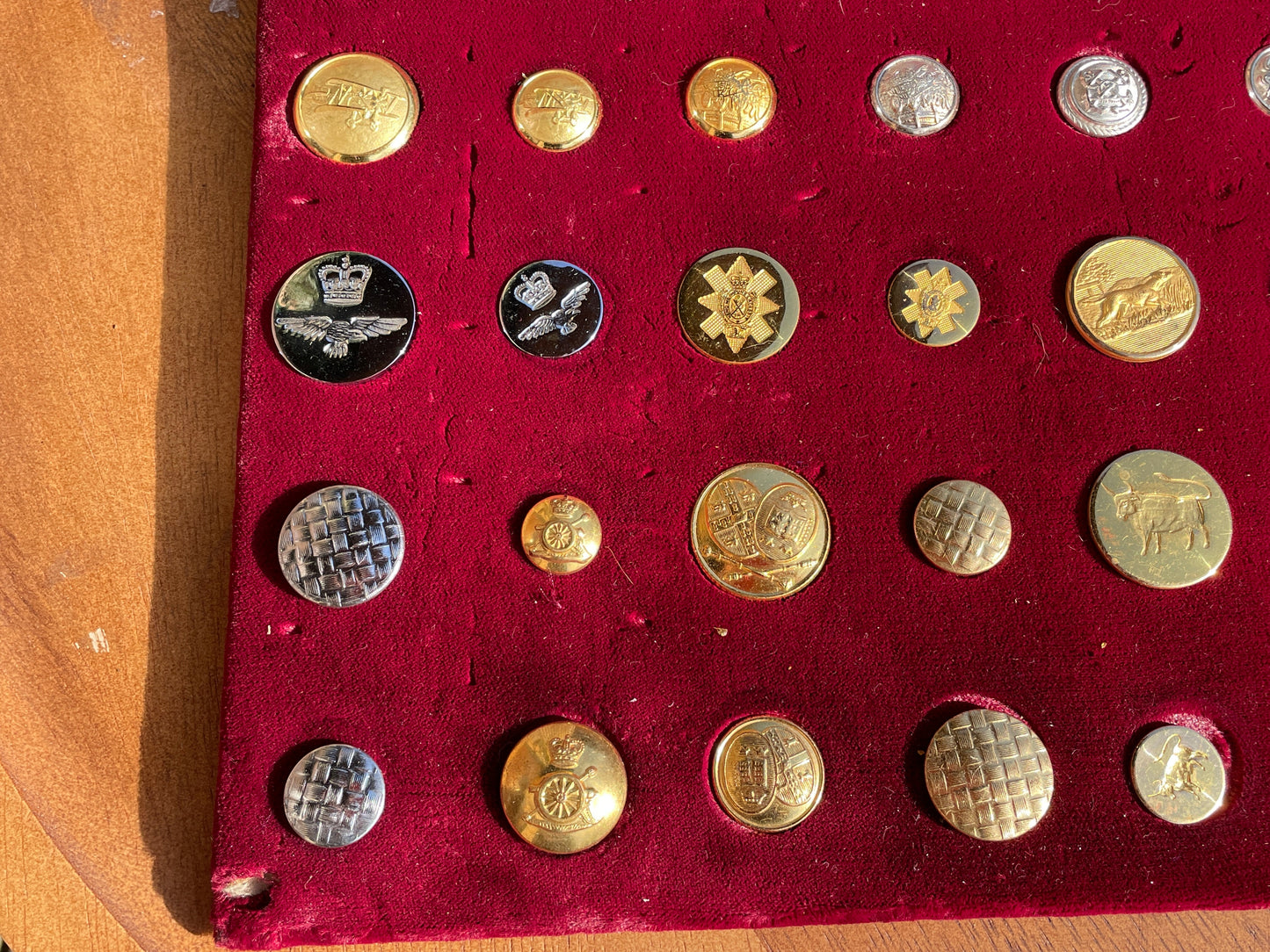 Military buttons and others- Army , civil , Royal Household ,Royal Navy, Scots Guards, RAF