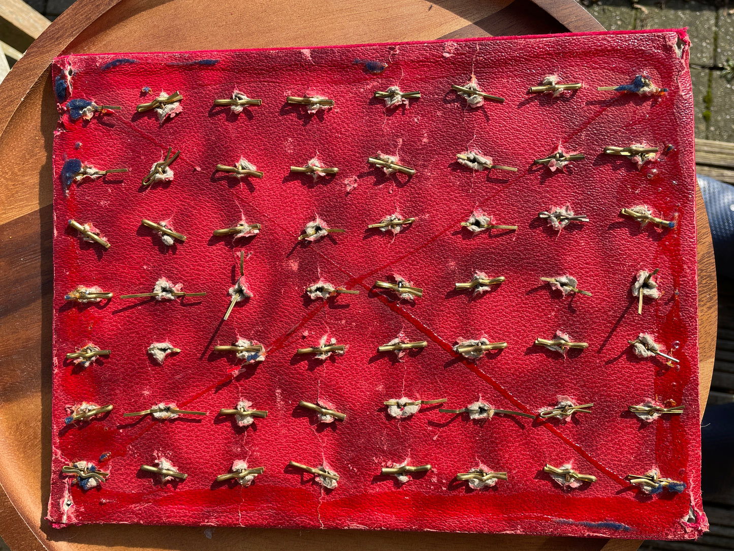 Large Lot Vintage Gilt Blazer Buttons Set c1950s–70s – Nautical, Crown, Animal & Sports Designs, Mixed Sizes on Velvet Display Board