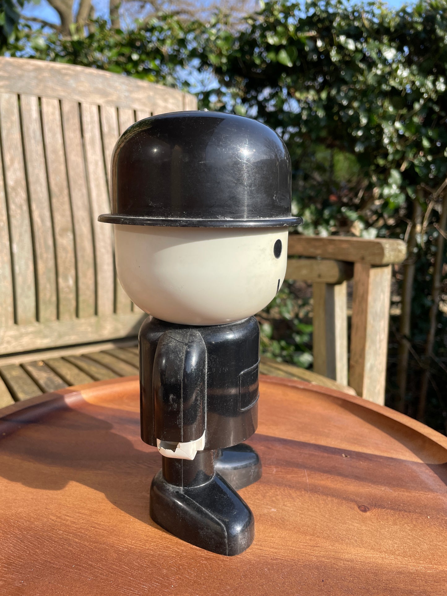 Mid Century Vintage 70's Homepride Fred sugar shaker or sifter 23cm Tall