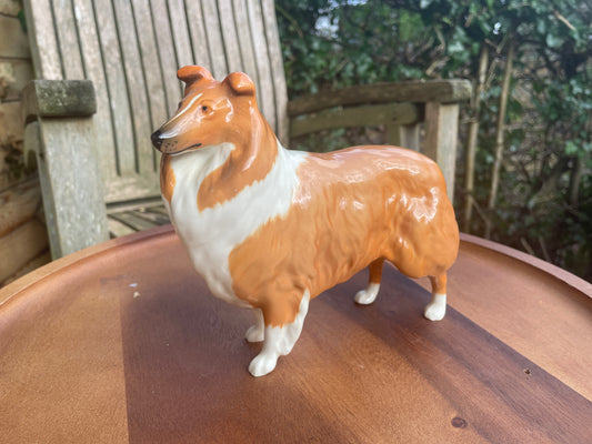 Vintage Rough Collie Beswick porcelain figurine - Champion Lochinvar of Lady Park