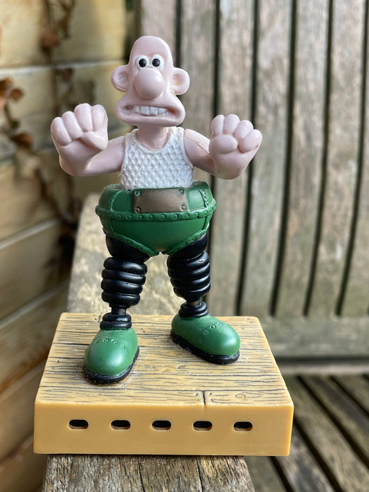 Wallace and Gromit The Wrong Trousers figure 10cm tall c1990's