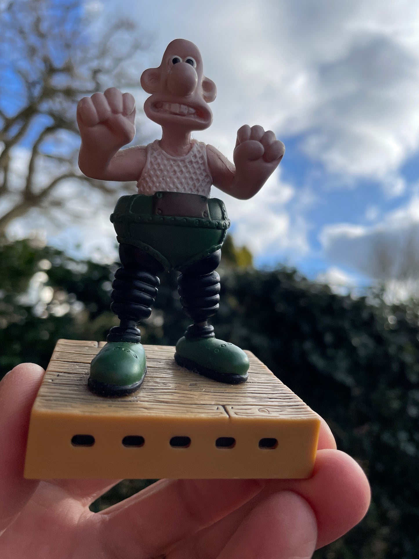 Wallace and Gromit The Wrong Trousers figure 10cm tall c1990's