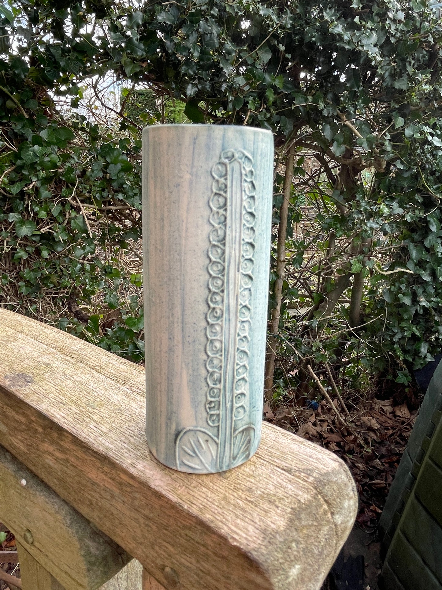 Carn Pottery pot vase by John Beusman with printed marks to base 10cm tall
