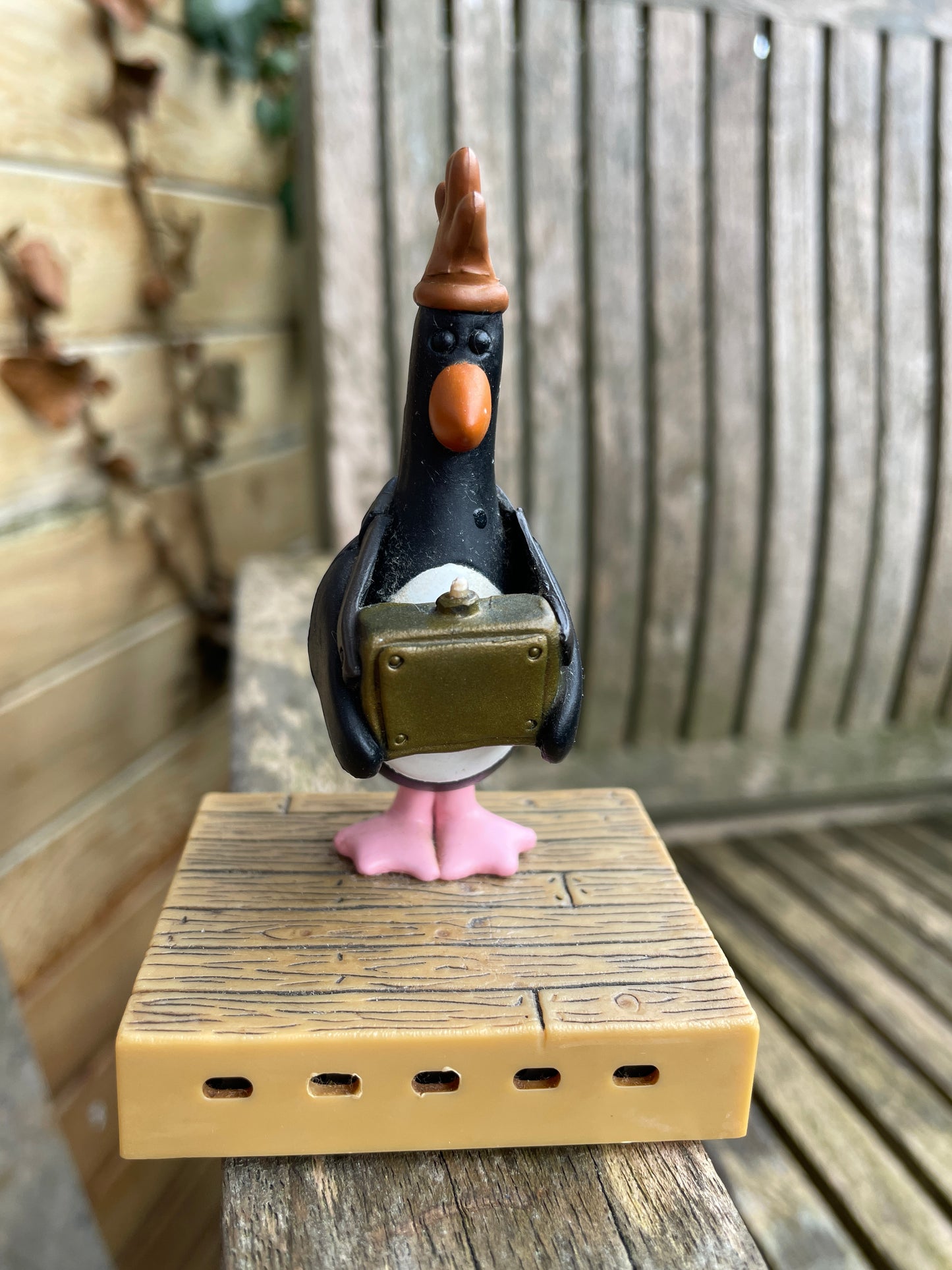 Feathers McGraw from Wallace and Gromit The Wrong Trousers figure 10cm tall c1990's