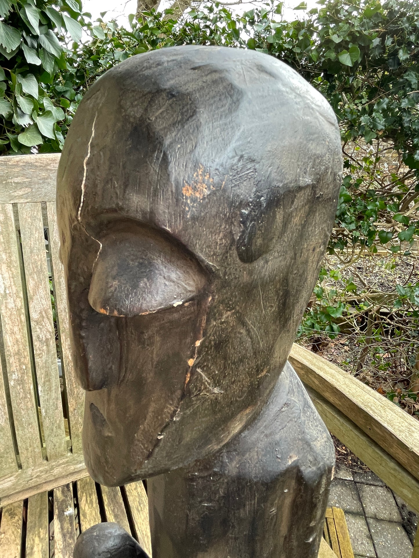 Large African tribal carving 59cm tall