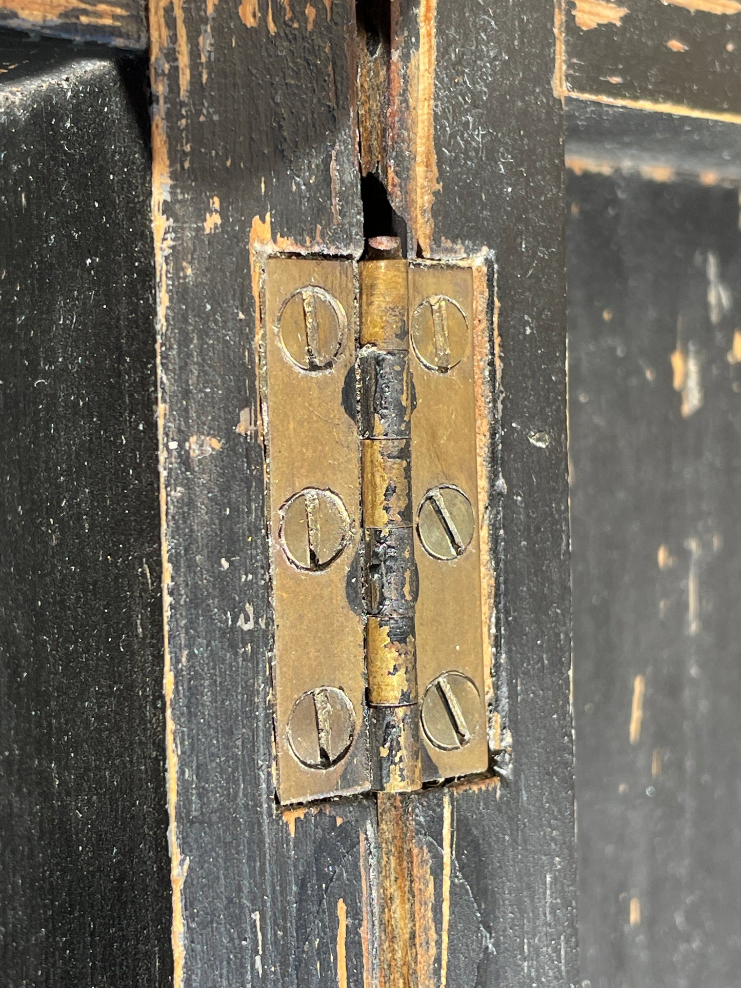 Victorian lockable chapel pitch pine collection box 28.8 x17x14.5cm