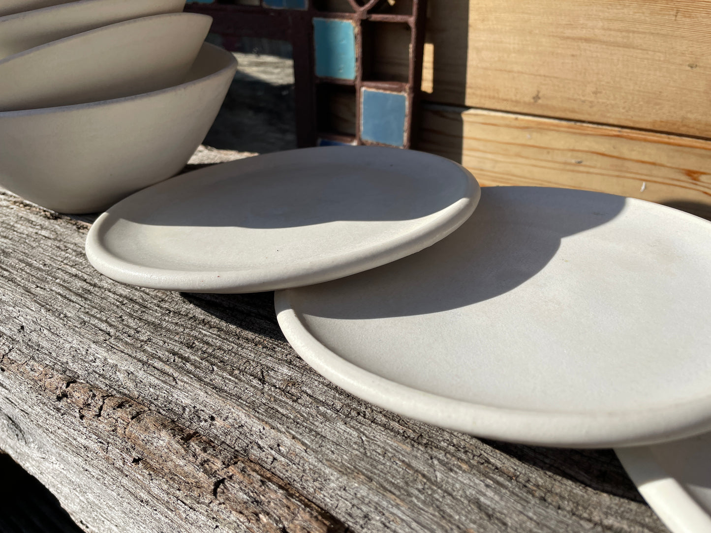 Trish Philips studio pottery bowls and plates