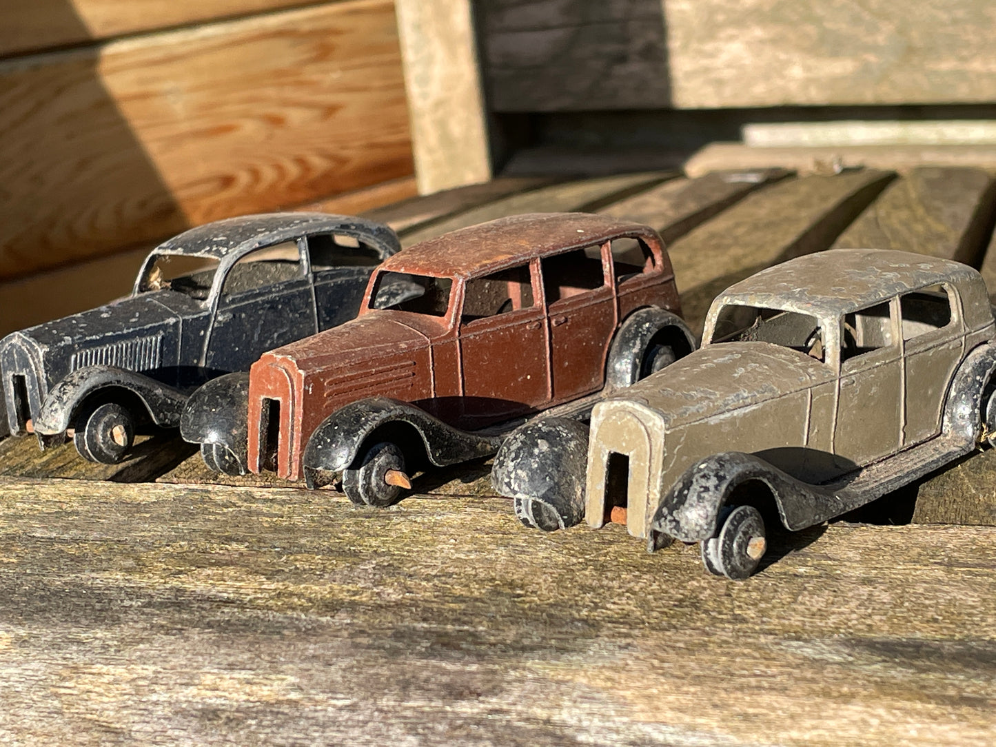 Dinky Toys by Meccano of Liverpool Vauxhall, Daimler and Rolls Royce toy cars