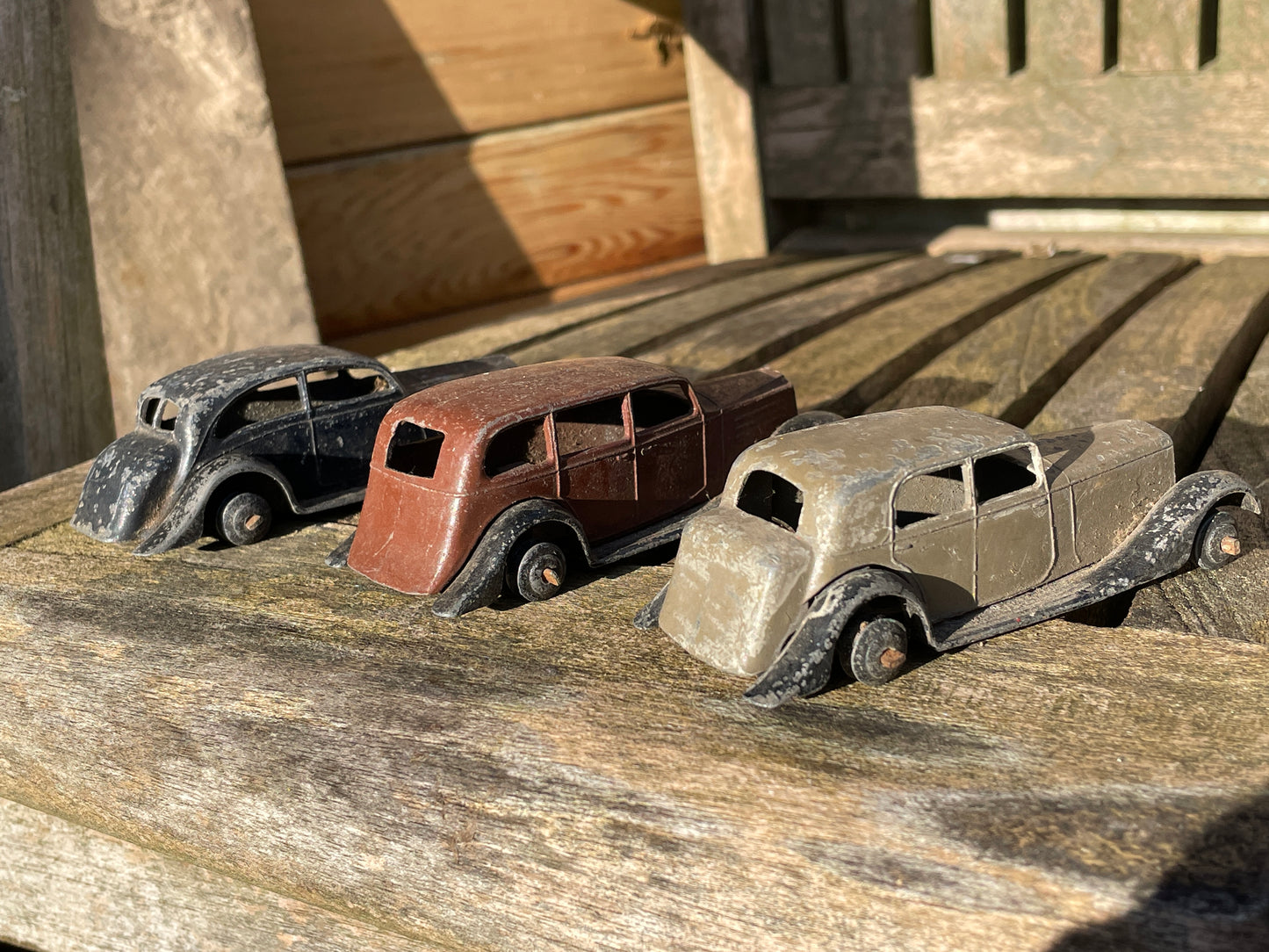 Dinky Toys by Meccano of Liverpool Vauxhall, Daimler and Rolls Royce toy cars