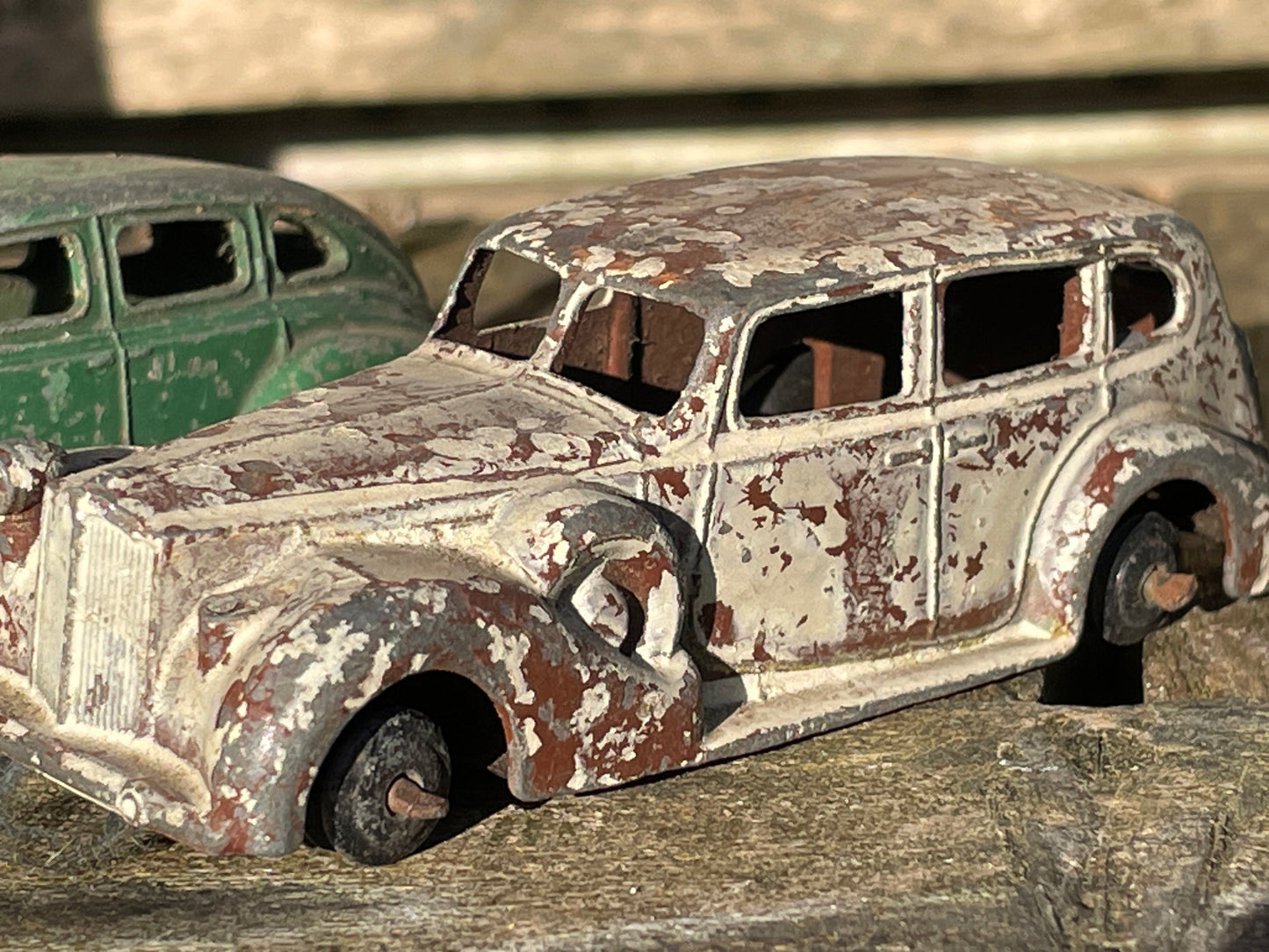 Dinky Toys by Meccano of Liverpool Chrysler, Packard and Single deck Bus toy vehicles