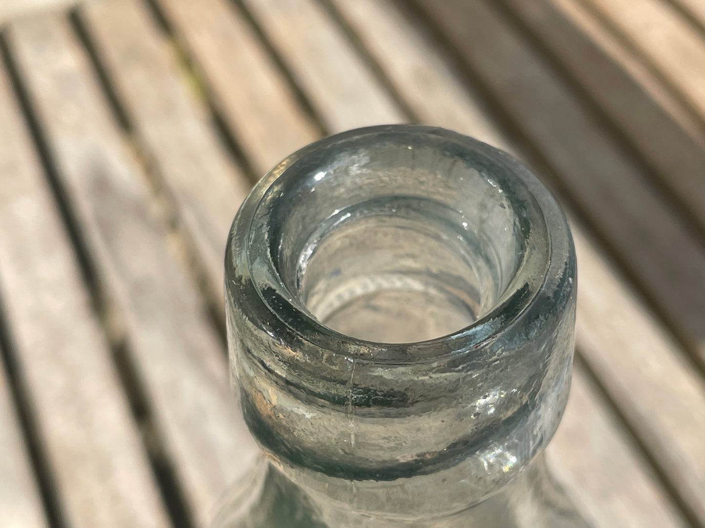 Vintage Original R. White 'Western' Glass Bottle With Original Stopper c1900