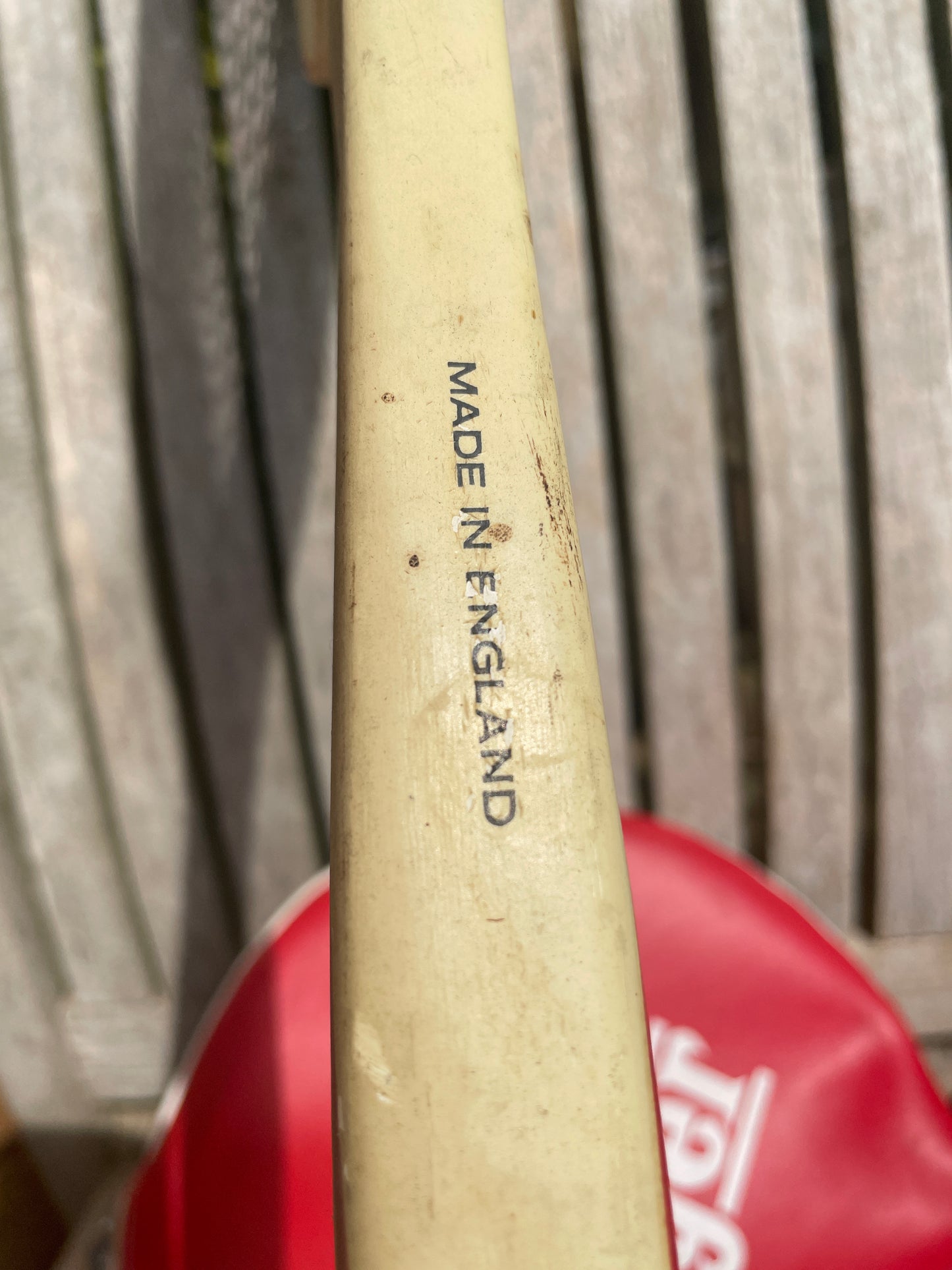 Vintage Wooden Slazenger Demon Tennis Racket Medium 4 Powerflex frame