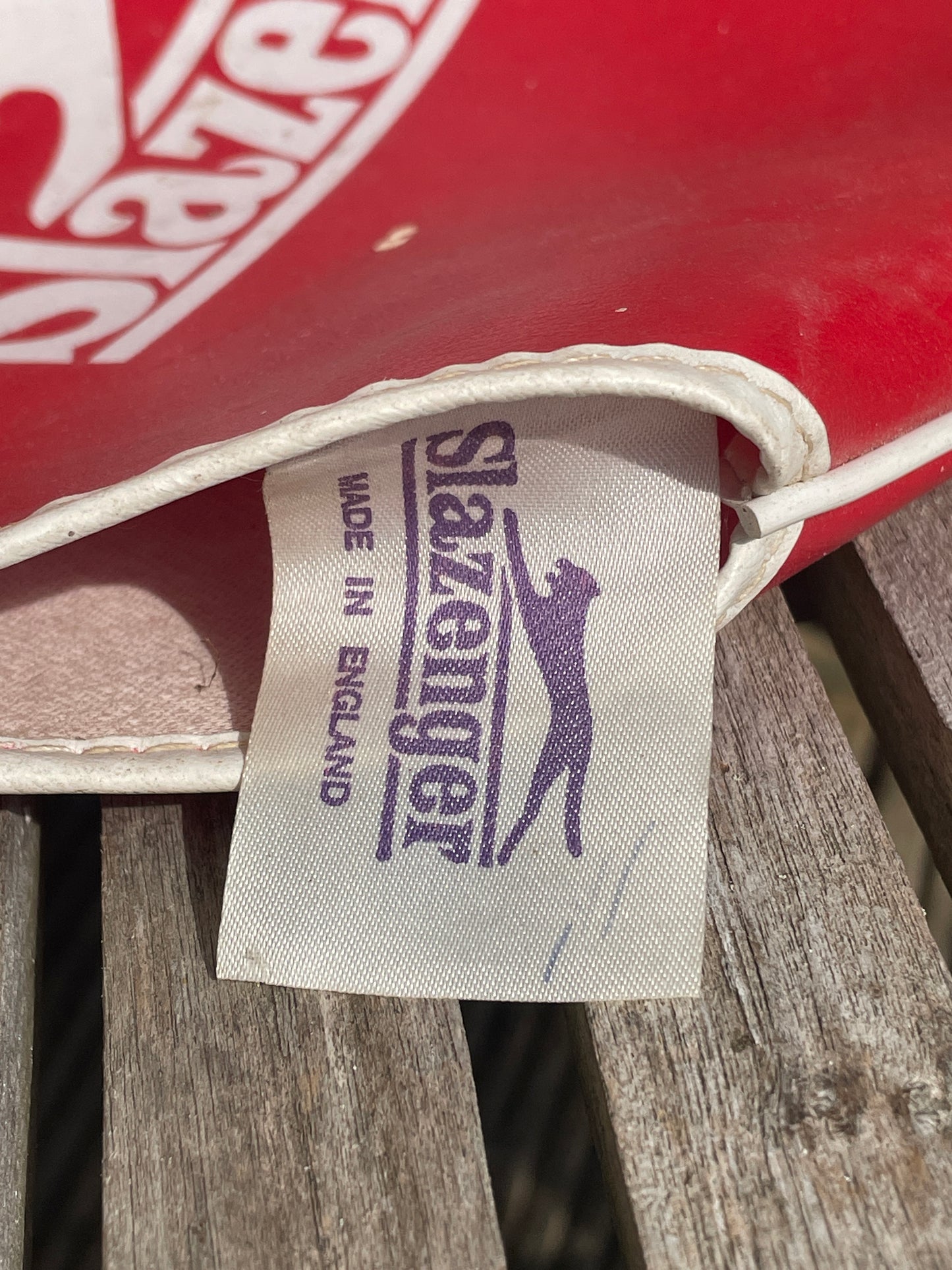 Vintage Wooden Slazenger Demon Tennis Racket Medium 4 Powerflex frame