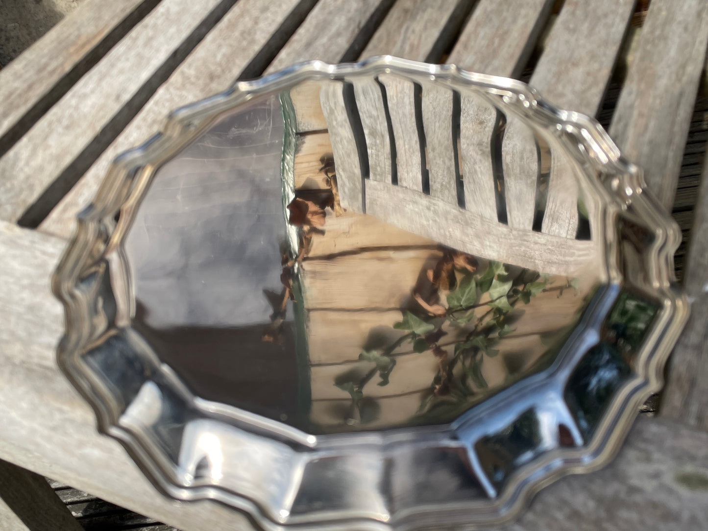 Royal Marine Commando passing out commemorative silver salvo 21cm diameter militaria