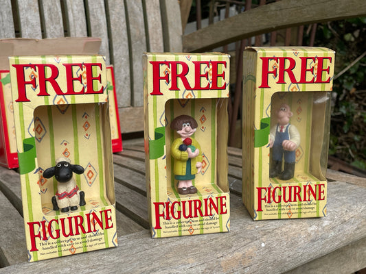 Original Wallace and Gromit Typhoo tea boxed characters 1998