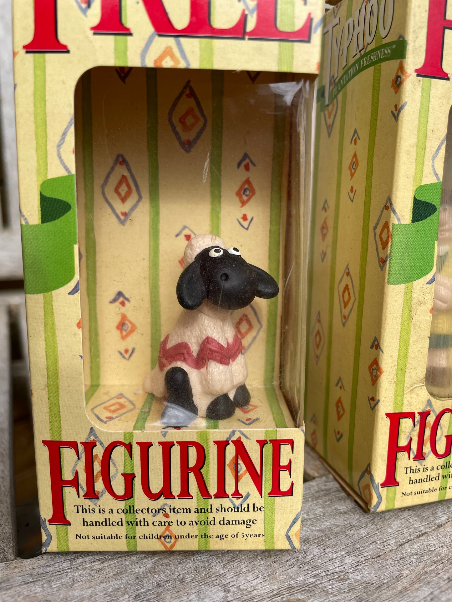 Wallace and Gromit Figures – Typhoo Tea 1990s Promo Set – Wendolene, Preston, Shaun the Sheep – Original Boxes