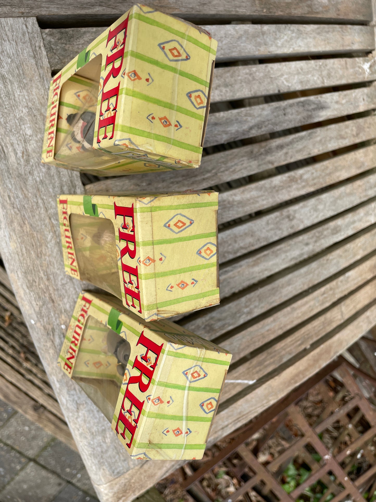 Wallace and Gromit Figures – Typhoo Tea 1990s Promo Set – Wendolene, Preston, Shaun the Sheep – Original Boxes