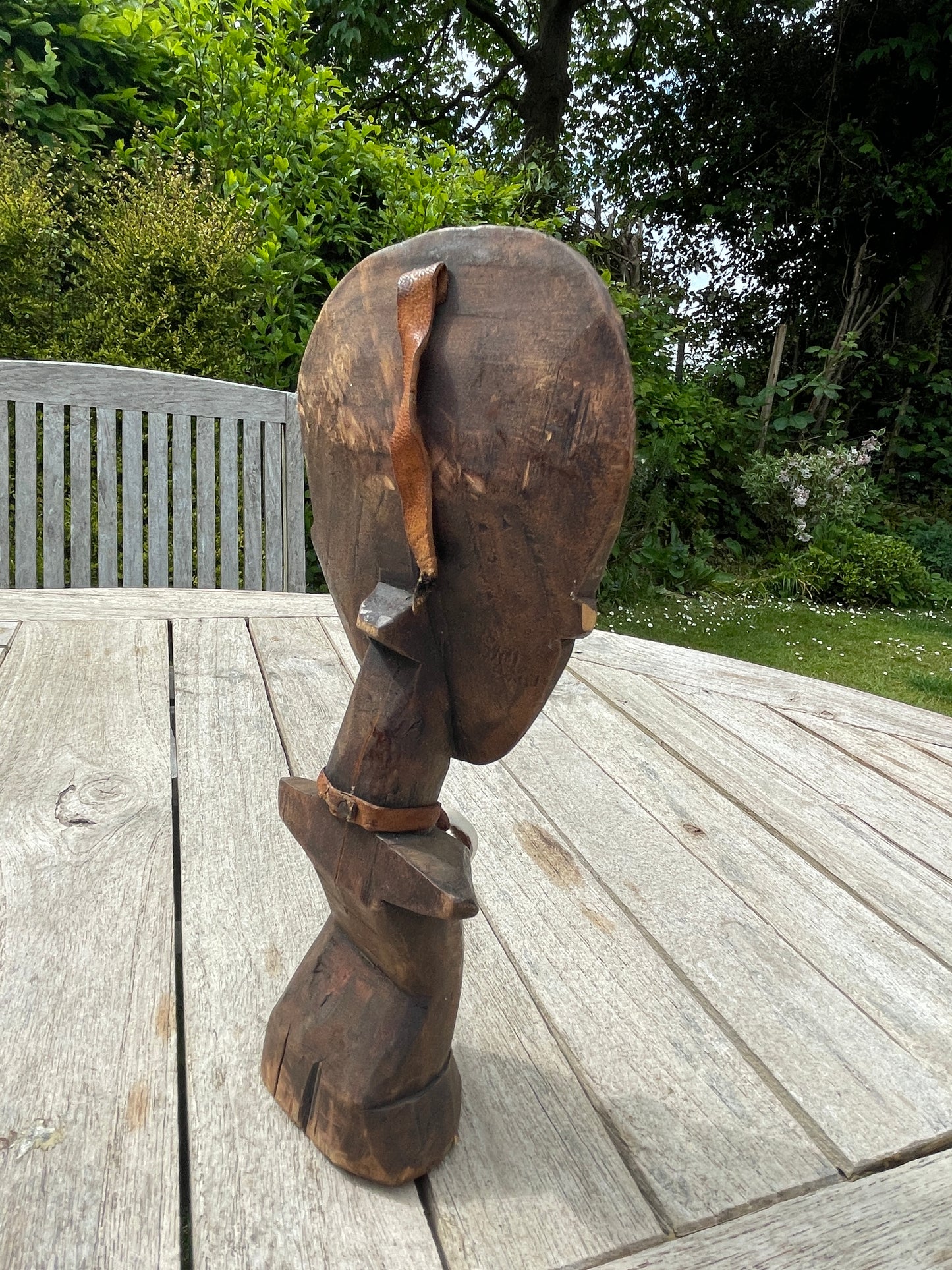 Vintage Akua'ba Fertility Figure – Ashanti Ghana – Hand Carved Tribal Art – African Wooden Statue